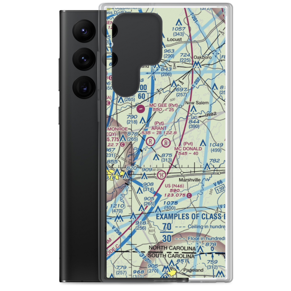 Mc Donald Field (3NC4) VFR Sectional Samsung Case Samsung Galaxy S22 Ultra model shown