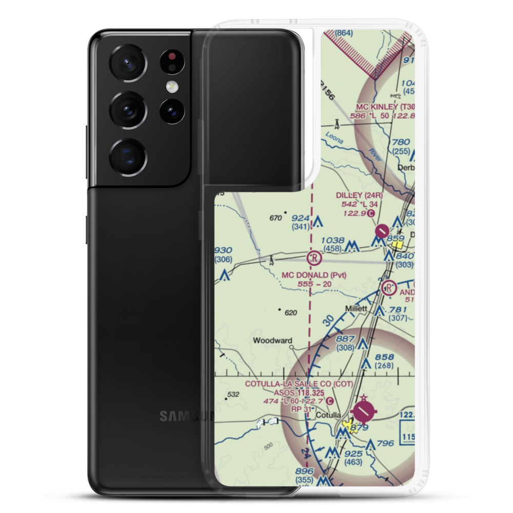 Mc Donald Ranch Airport (5TS5) VFR Sectional Samsung Case Samsung Galaxy S21 Ultra model shown