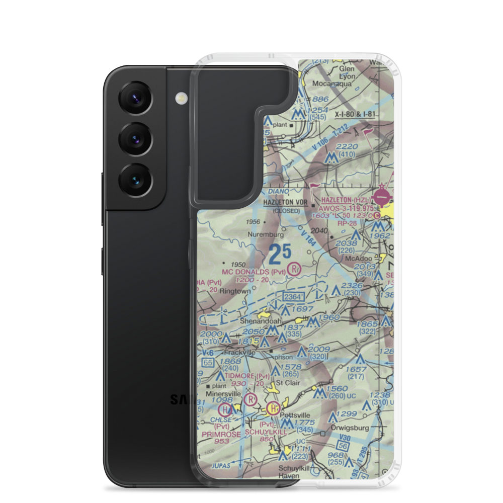 Mc Donald's Airport (6PN9) VFR Sectional Samsung Case Samsung Galaxy S22 model shown