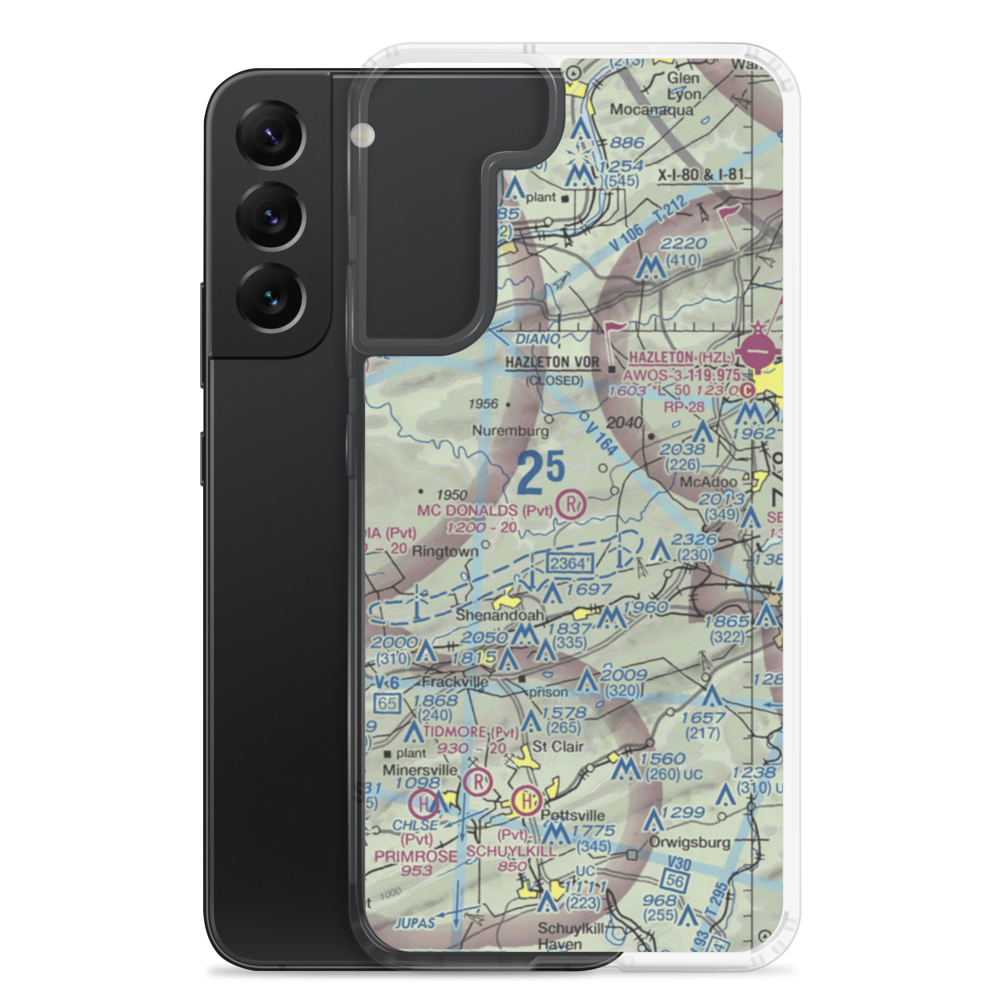 Mc Donald's Airport (6PN9) VFR Sectional Samsung Case Samsung Galaxy S22 Plus model shown