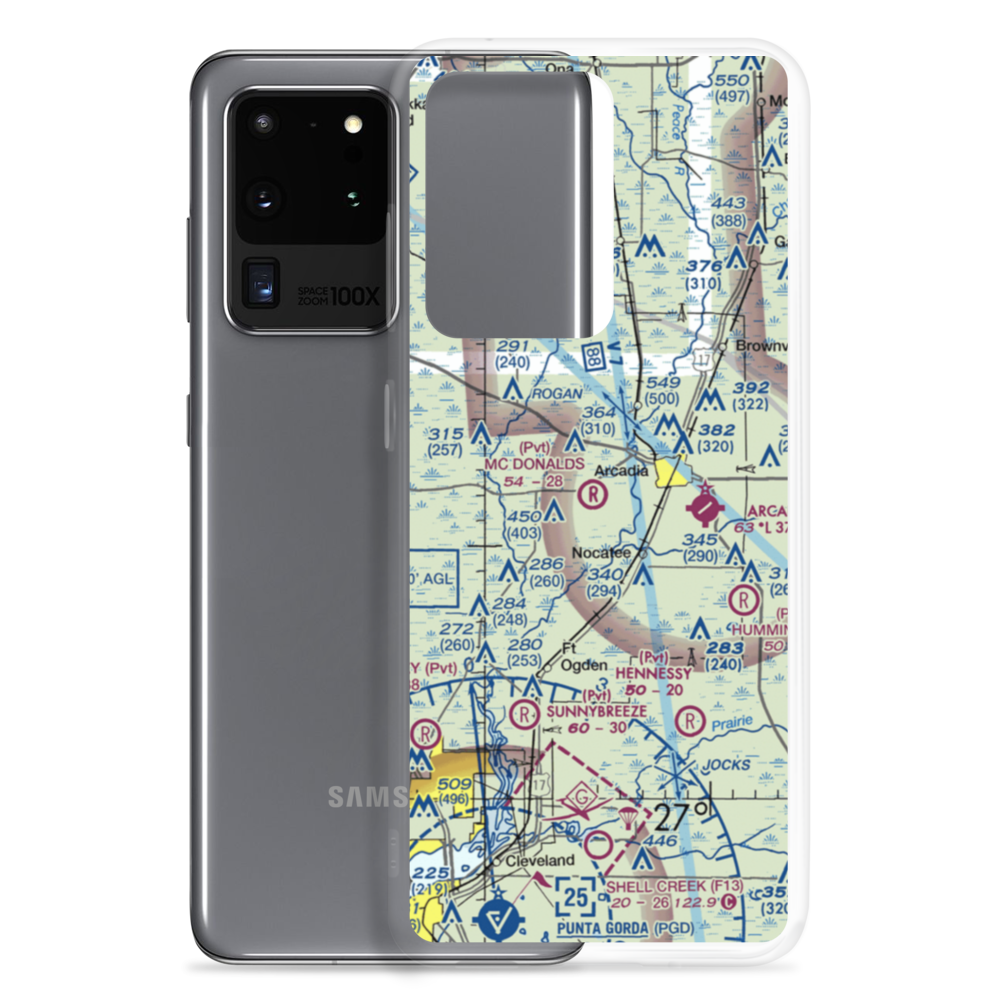 Mc Donald's Field (8FL1) VFR Sectional Samsung Case Samsung Galaxy S20 Ultra model shown