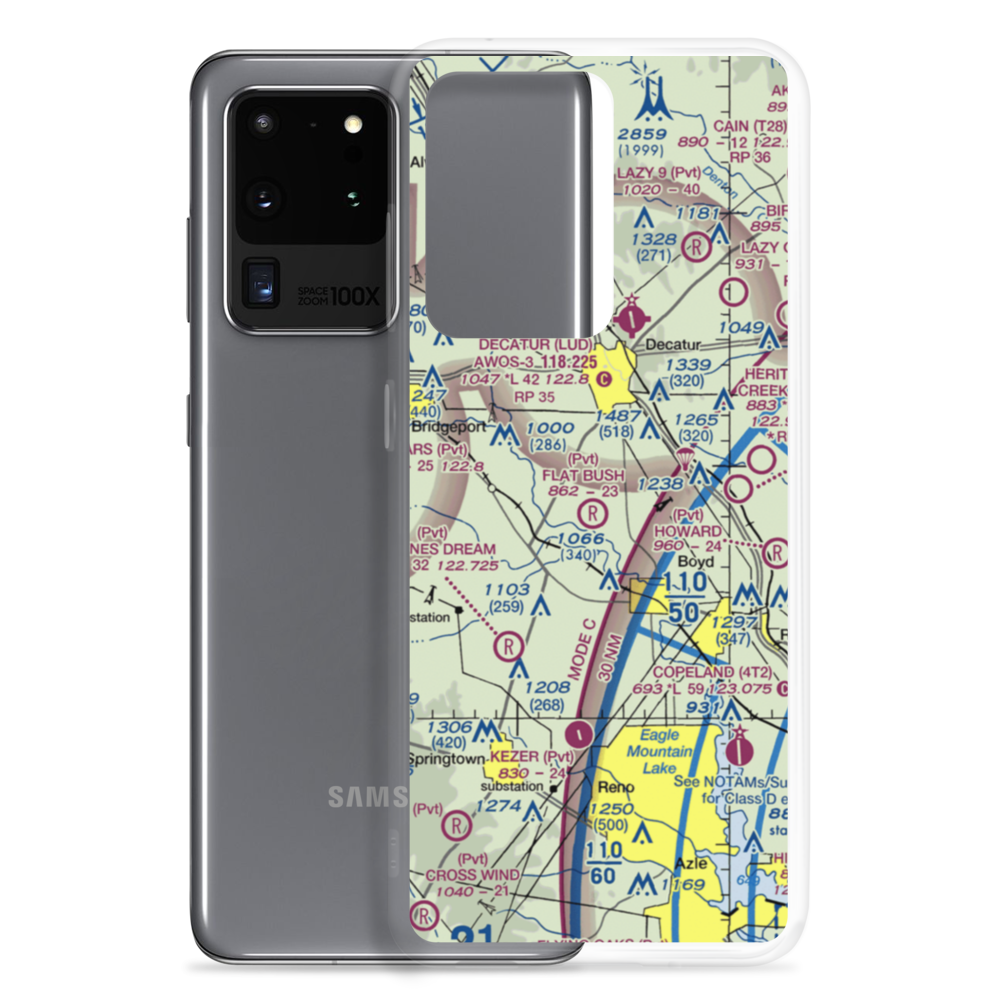 Mc Entire Airport (5TS4) VFR Sectional Samsung Case Samsung Galaxy S20 Ultra model shown