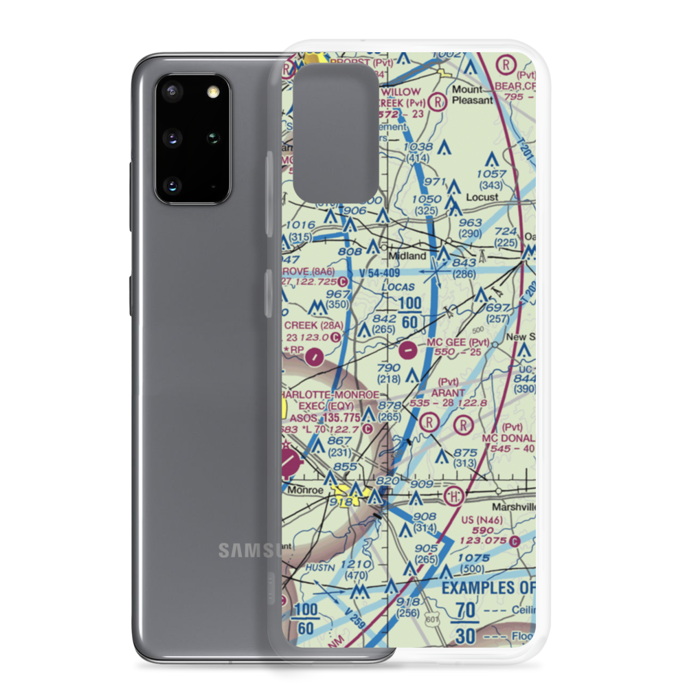 Mc Gee Field (24NC) VFR Sectional Samsung Case Samsung Galaxy S20 Plus model shown