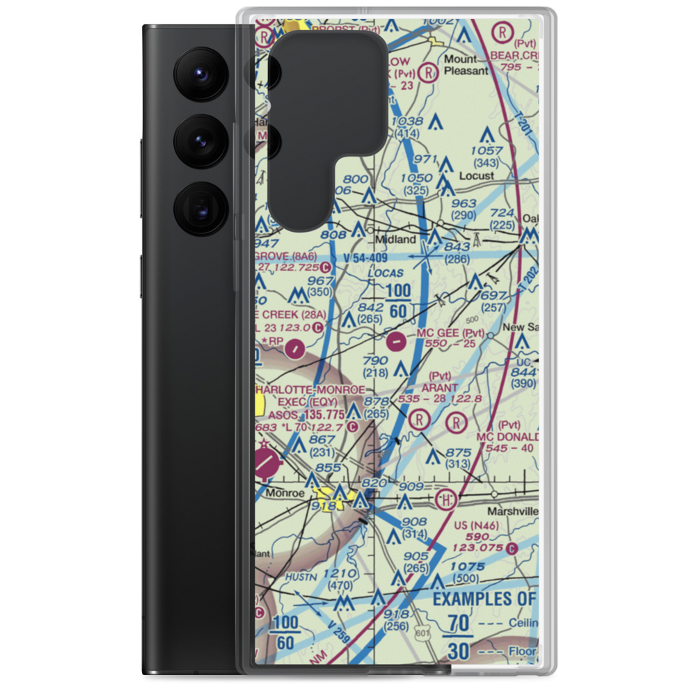 Mc Gee Field (24NC) VFR Sectional Samsung Case Samsung Galaxy S22 Ultra model shown
