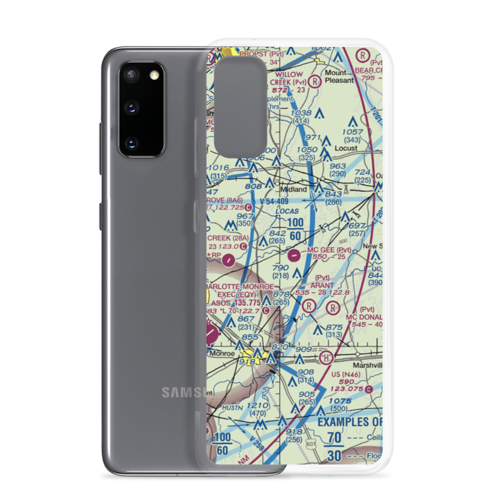 Mc Gee Field (24NC) VFR Sectional Samsung Case Samsung Galaxy S20 model shown