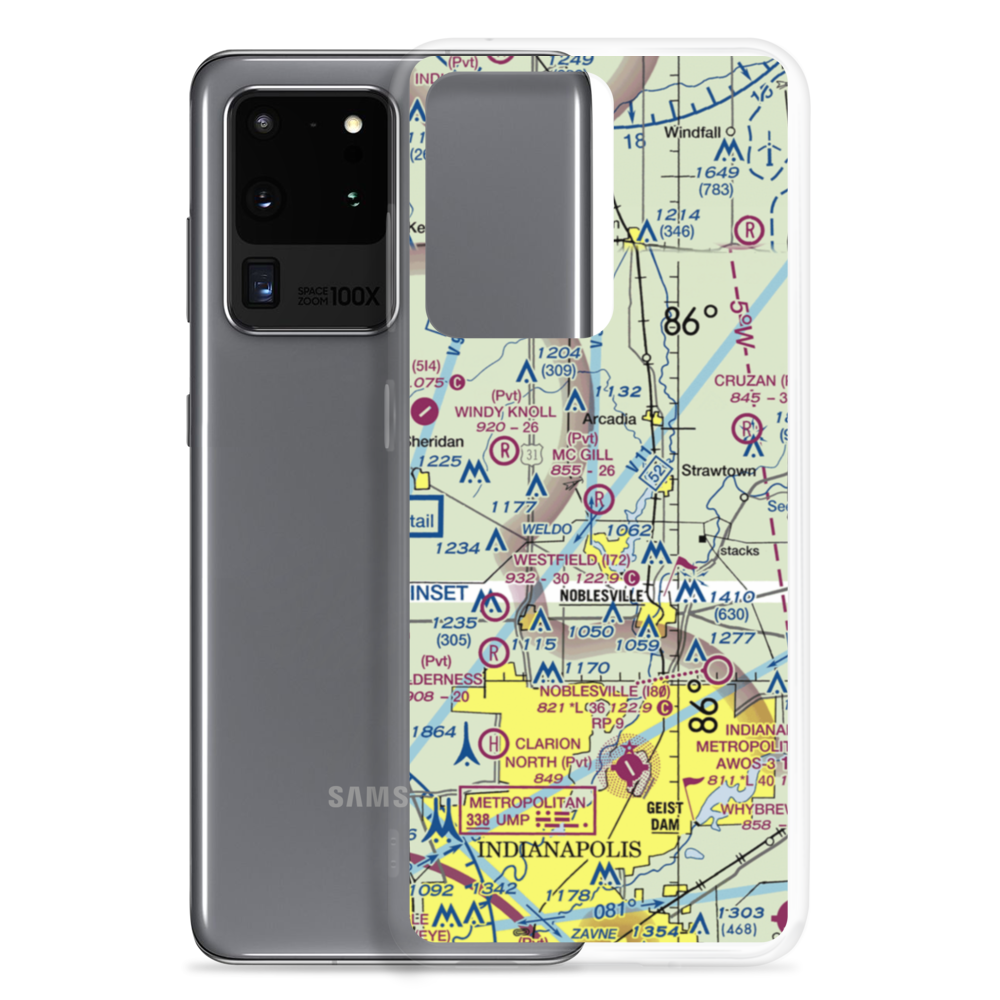 Mc Gill Airport (18II) VFR Sectional Samsung Case Samsung Galaxy S20 Ultra model shown