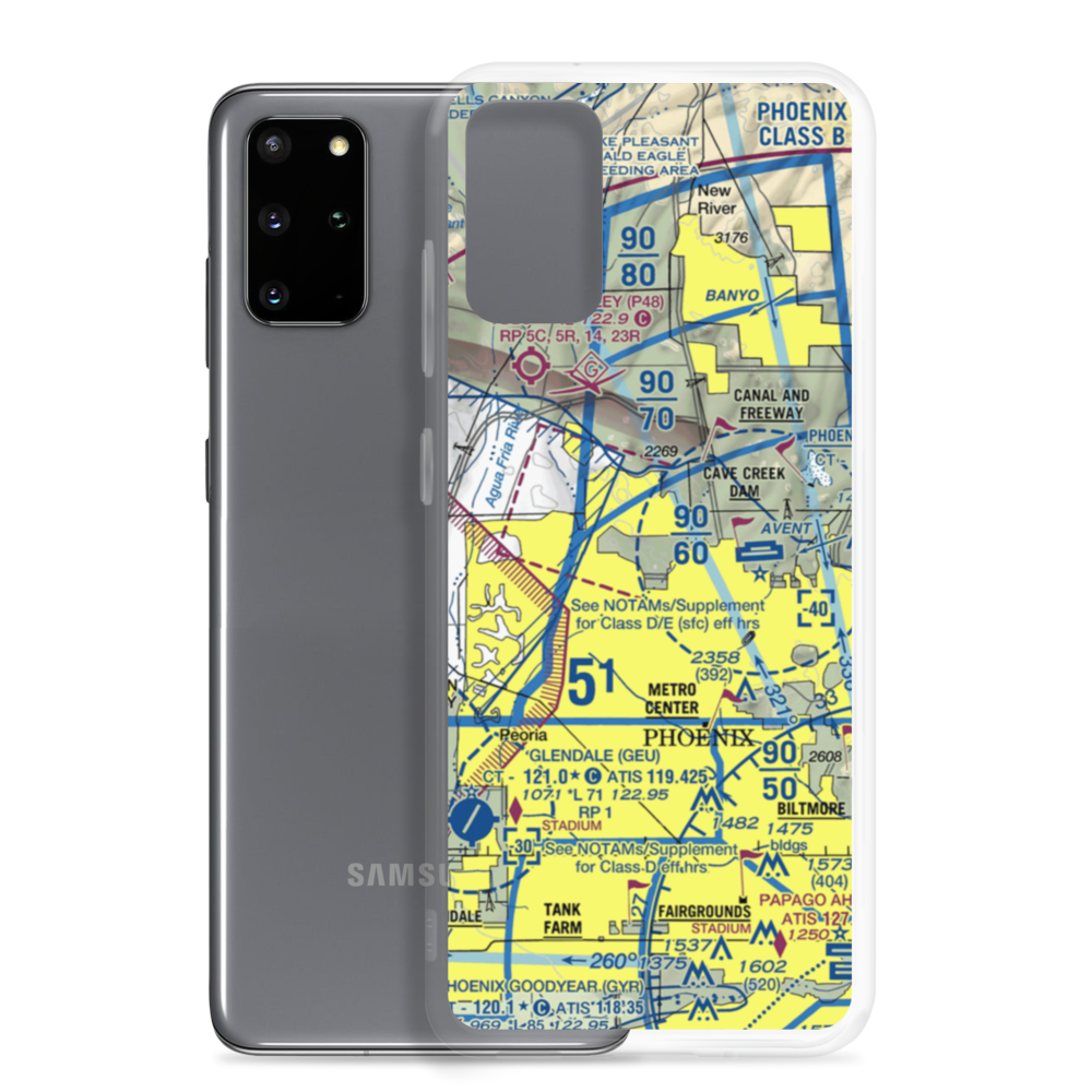 Mc Gill's Ultralight Field (2AZ7) VFR Sectional Samsung Case Samsung Galaxy S20 Plus model shown