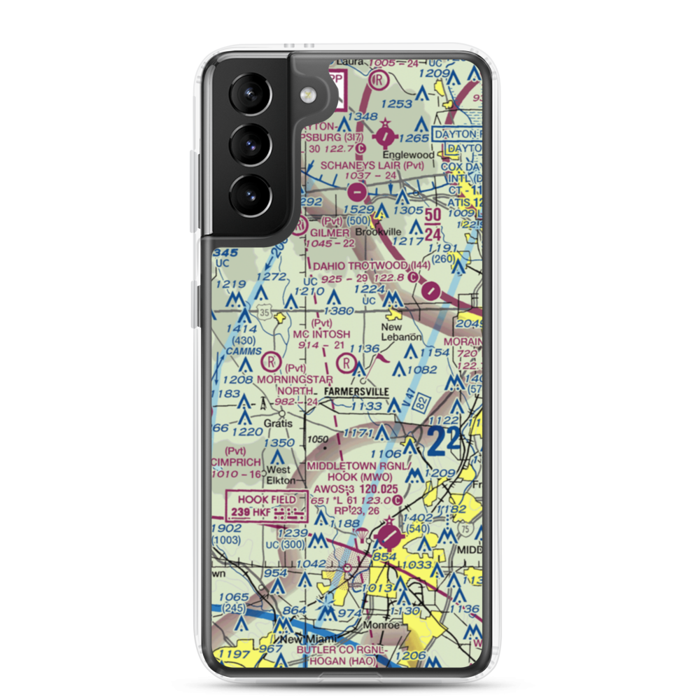 Mc Intosh Airport (OH59) VFR Sectional Samsung Case Samsung Galaxy S21 Plus model shown