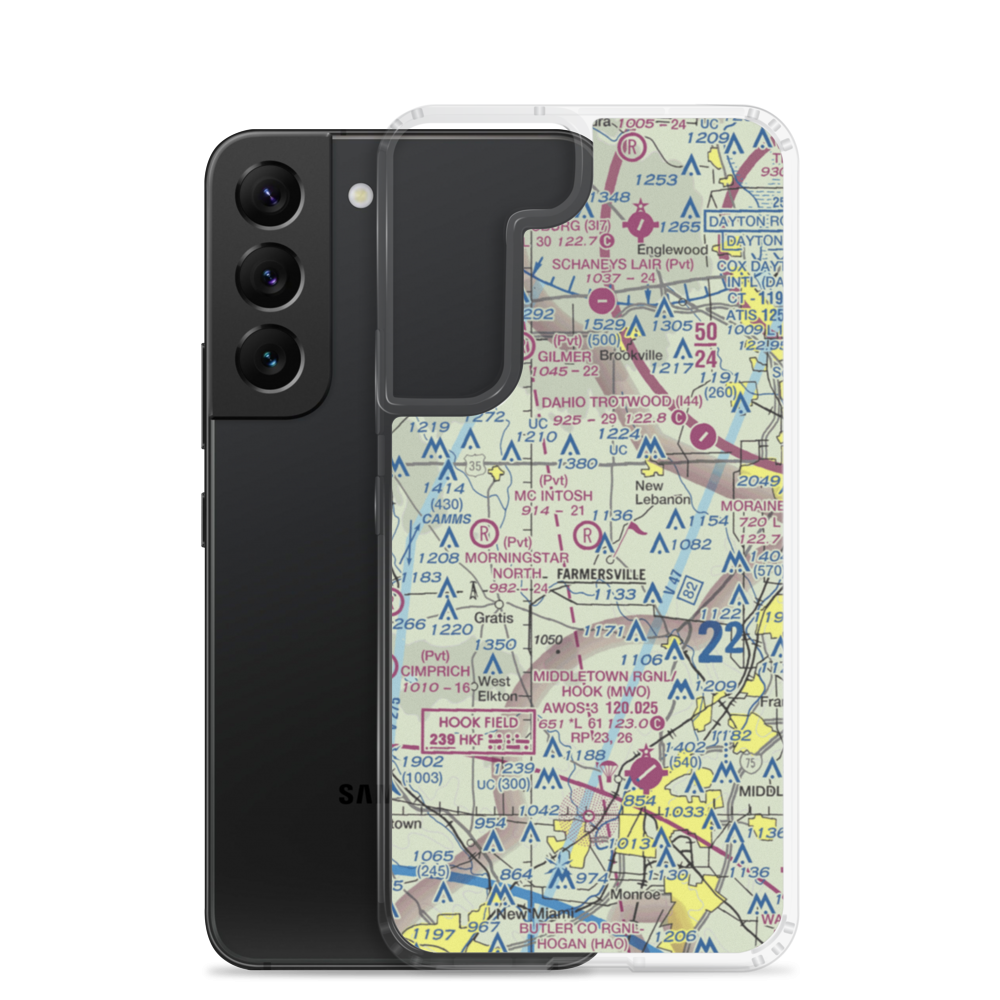 Mc Intosh Airport (OH59) VFR Sectional Samsung Case Samsung Galaxy S22 model shown
