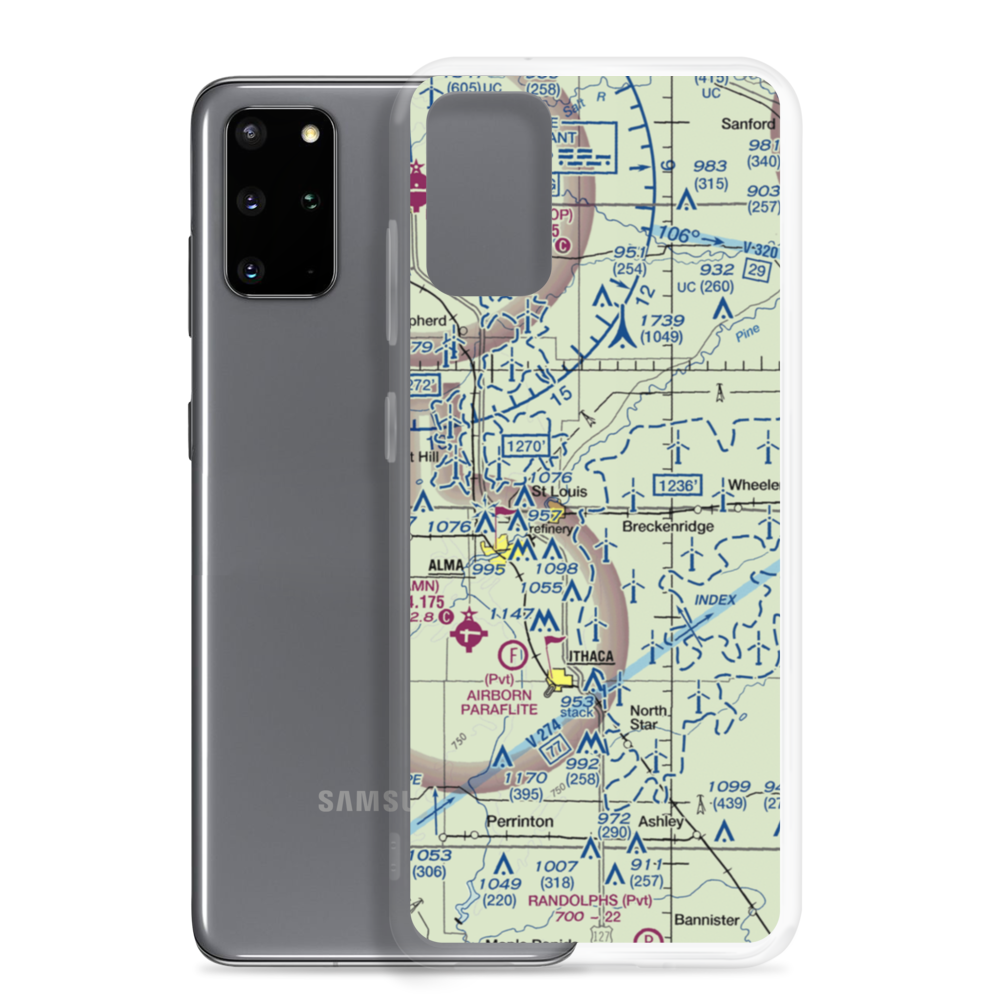 Mc Jilton Field (2MI4) VFR Sectional Samsung Case Samsung Galaxy S20 Plus model shown