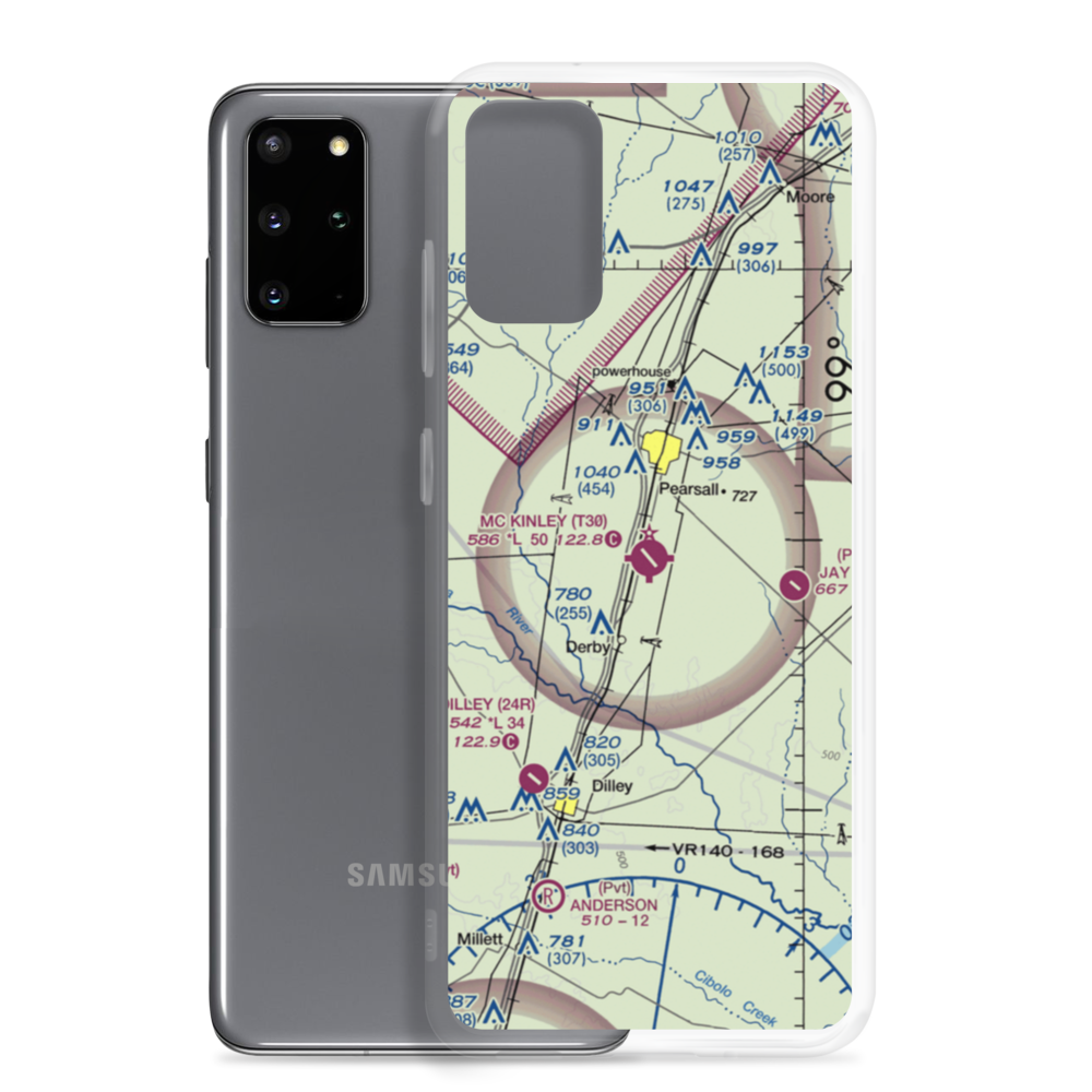Mc Kinley Field (T30) VFR Sectional Samsung Case Samsung Galaxy S20 Plus model shown