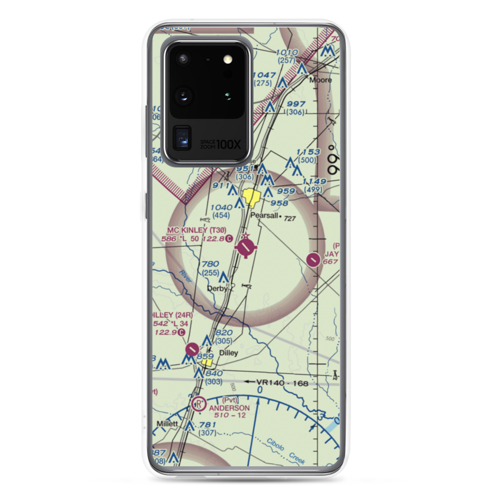 Mc Kinley Field (T30) VFR Sectional Samsung Case Samsung Galaxy S20 Ultra model shown