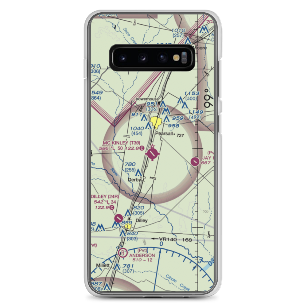 Mc Kinley Field (T30) VFR Sectional Samsung Case Samsung Galaxy S10+ model shown