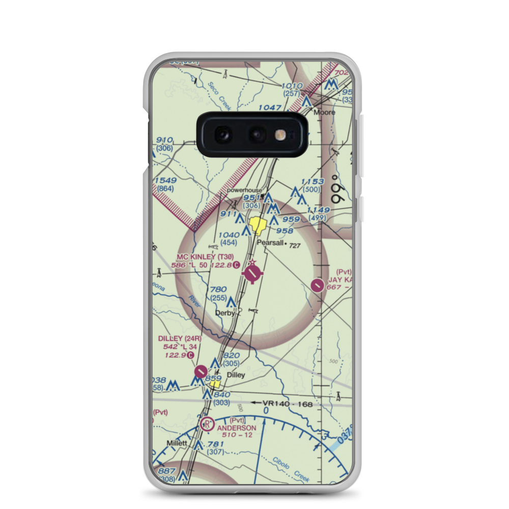 Mc Kinley Field (T30) VFR Sectional Samsung Case Samsung Galaxy S10e model shown