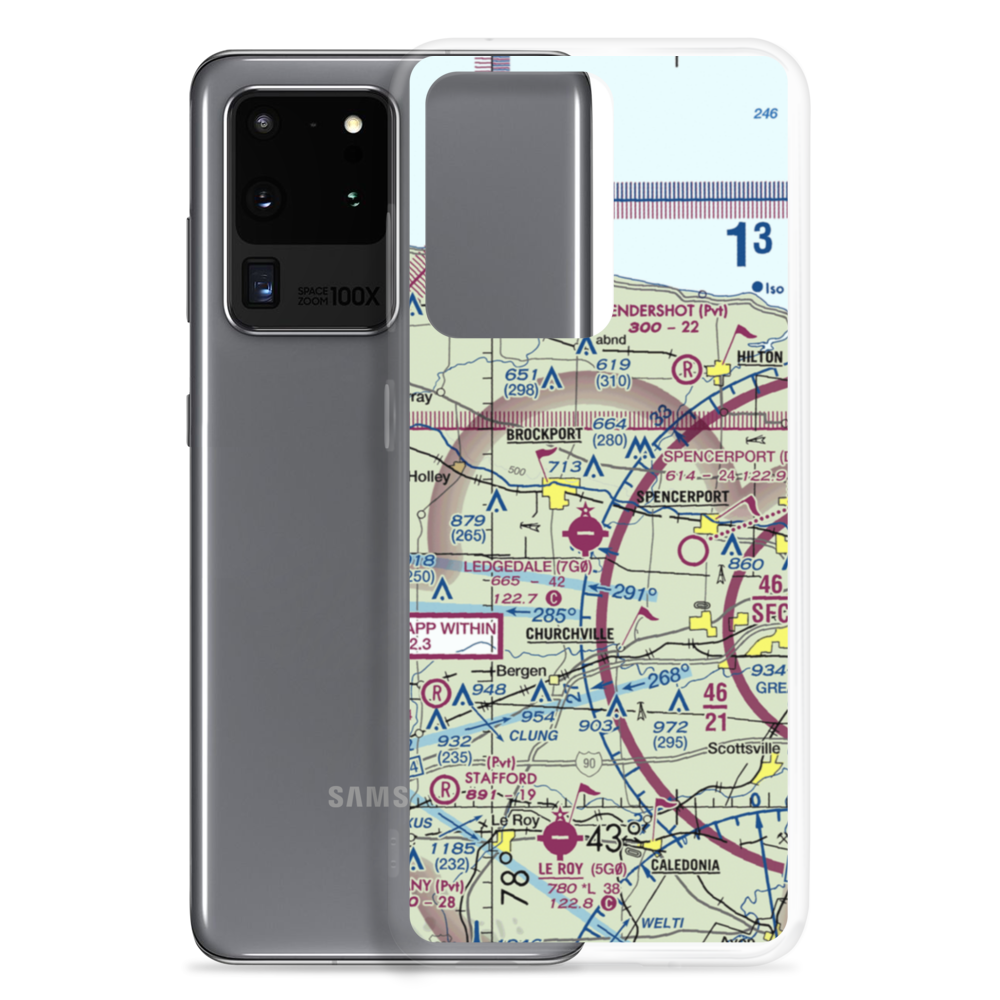 Mc Kinney Airport (3NK0) VFR Sectional Samsung Case Samsung Galaxy S20 Ultra model shown