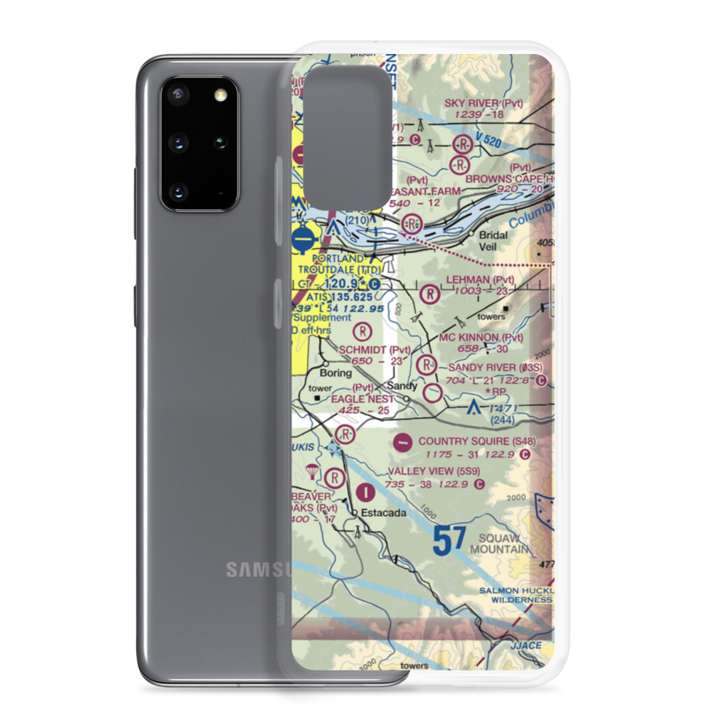 Mc Kinnon Airpark (OG29) VFR Sectional Samsung Case Samsung Galaxy S20 Plus model shown