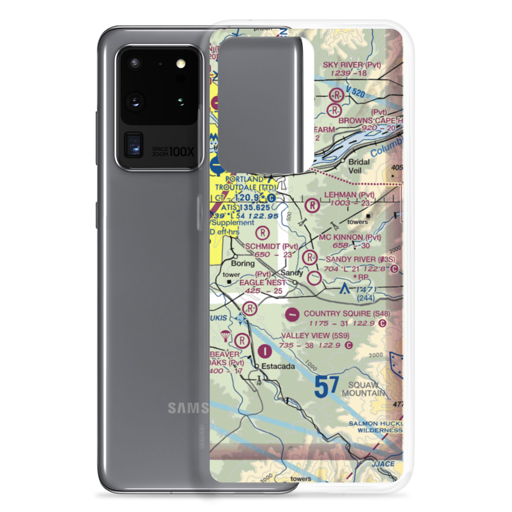 Mc Kinnon Airpark (OG29) VFR Sectional Samsung Case Samsung Galaxy S20 Ultra model shown
