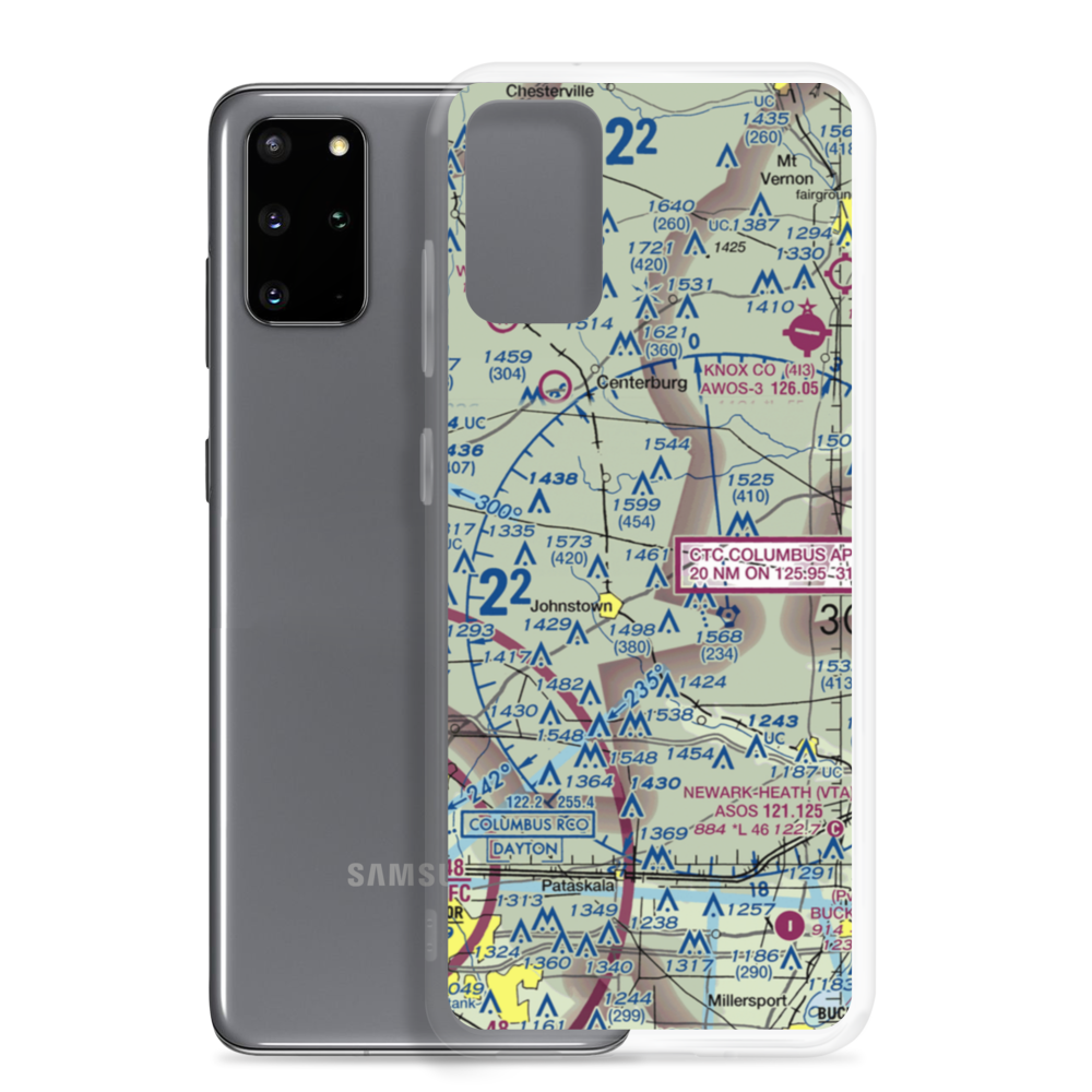 Mc Knight Airport (5OI8) VFR Sectional Samsung Case Samsung Galaxy S20 Plus model shown