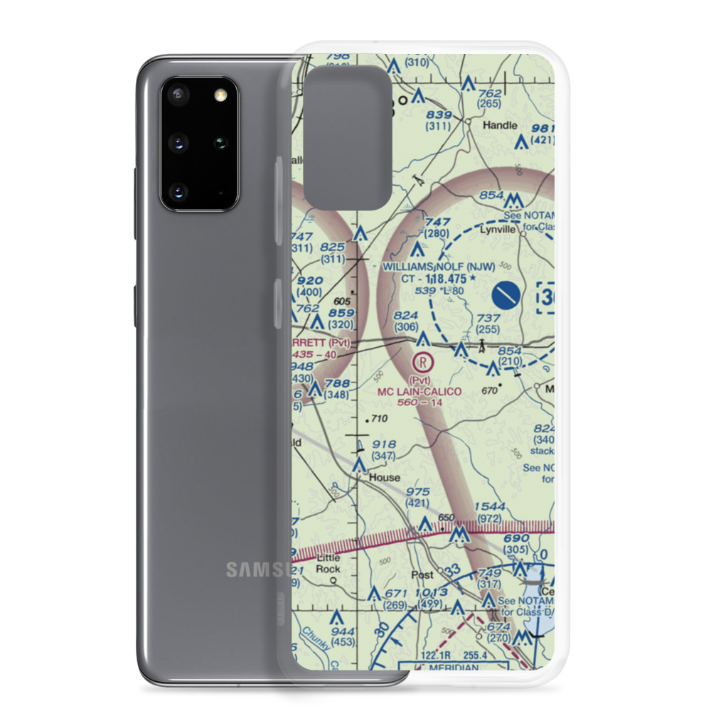 Mc Lain  -Calico Airport (MS70) VFR Sectional Samsung Case Samsung Galaxy S20 Plus model shown
