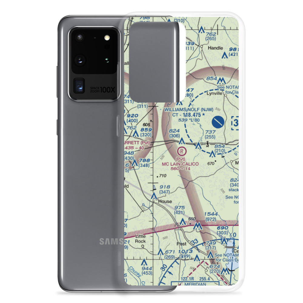 Mc Lain  -Calico Airport (MS70) VFR Sectional Samsung Case Samsung Galaxy S20 Ultra model shown