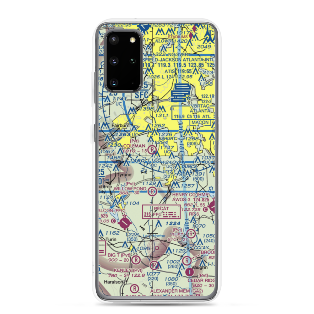 Mc Lendon Airport (GA94) VFR Sectional Samsung Case Samsung Galaxy S20 Plus model shown