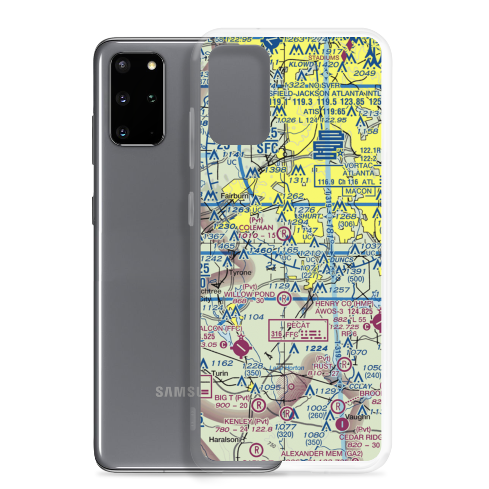 Mc Lendon Airport (GA94) VFR Sectional Samsung Case Samsung Galaxy S20 Plus model shown
