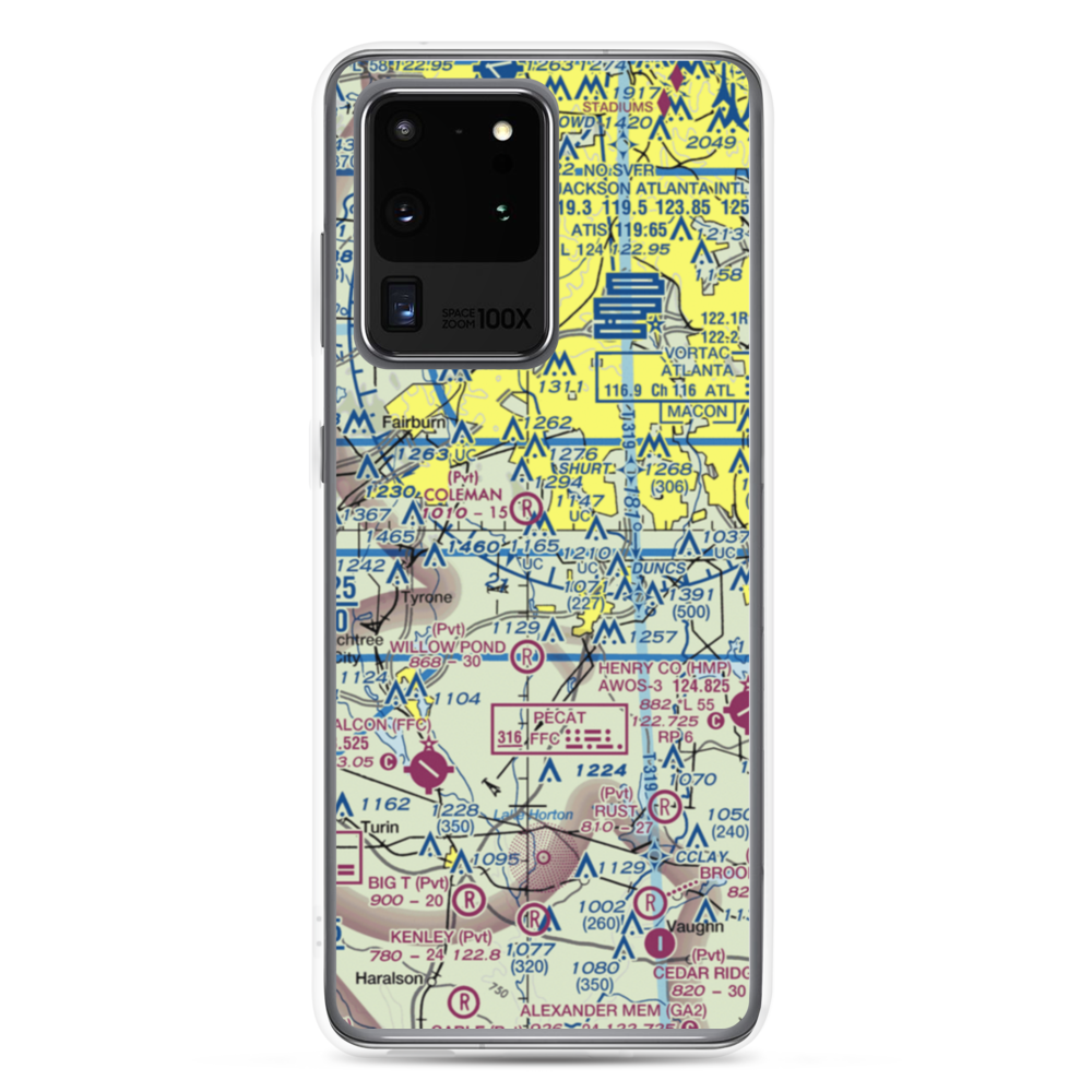 Mc Lendon Airport (GA94) VFR Sectional Samsung Case Samsung Galaxy S20 Ultra model shown