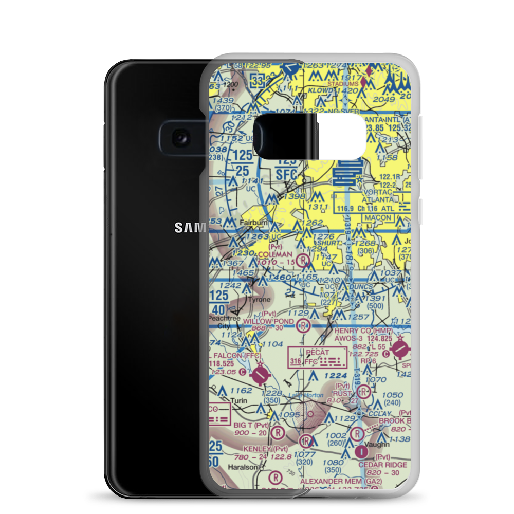 Mc Lendon Airport (GA94) VFR Sectional Samsung Case Samsung Galaxy S10e model shown