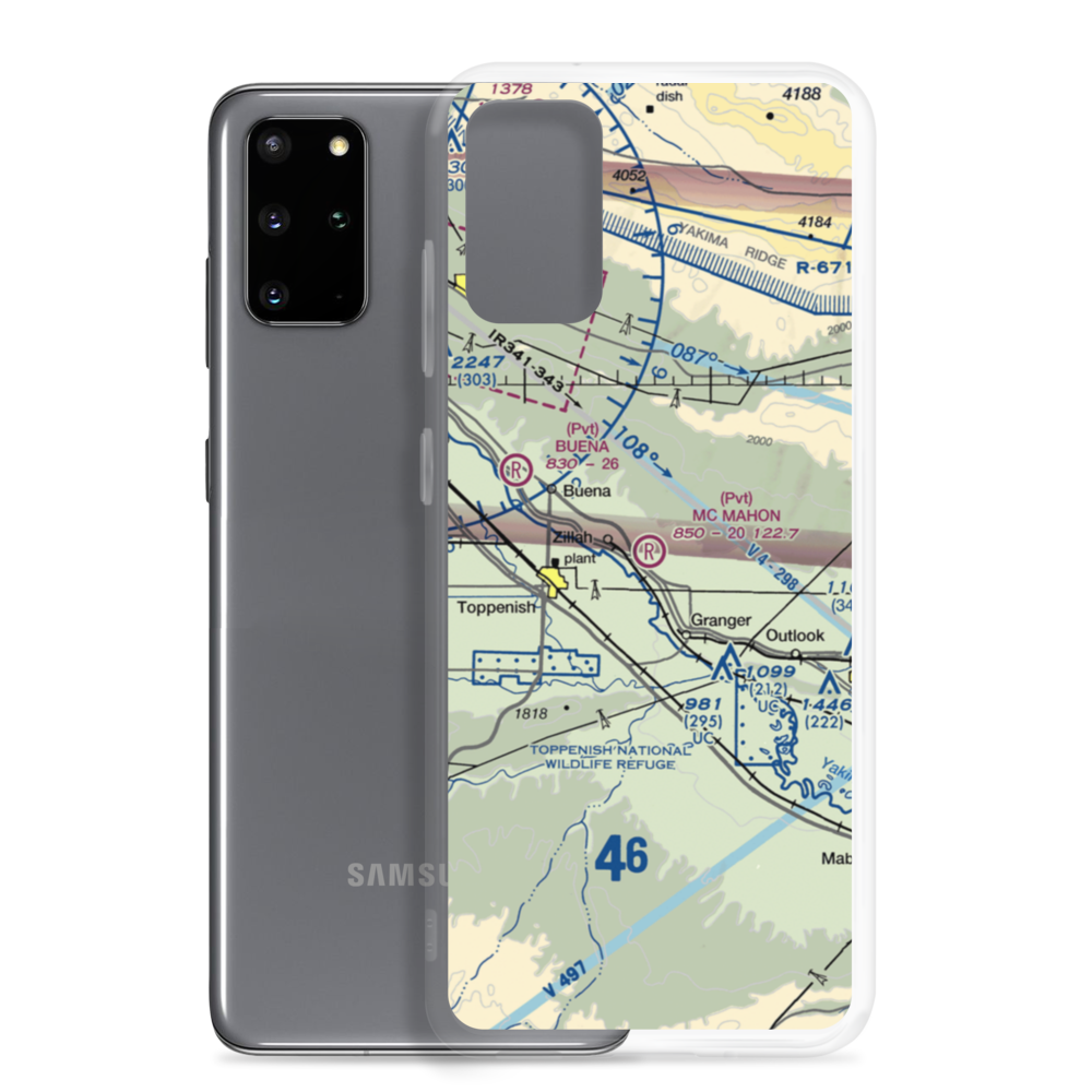 Mc Mahon Field (68WA) VFR Sectional Samsung Case Samsung Galaxy S20 Plus model shown