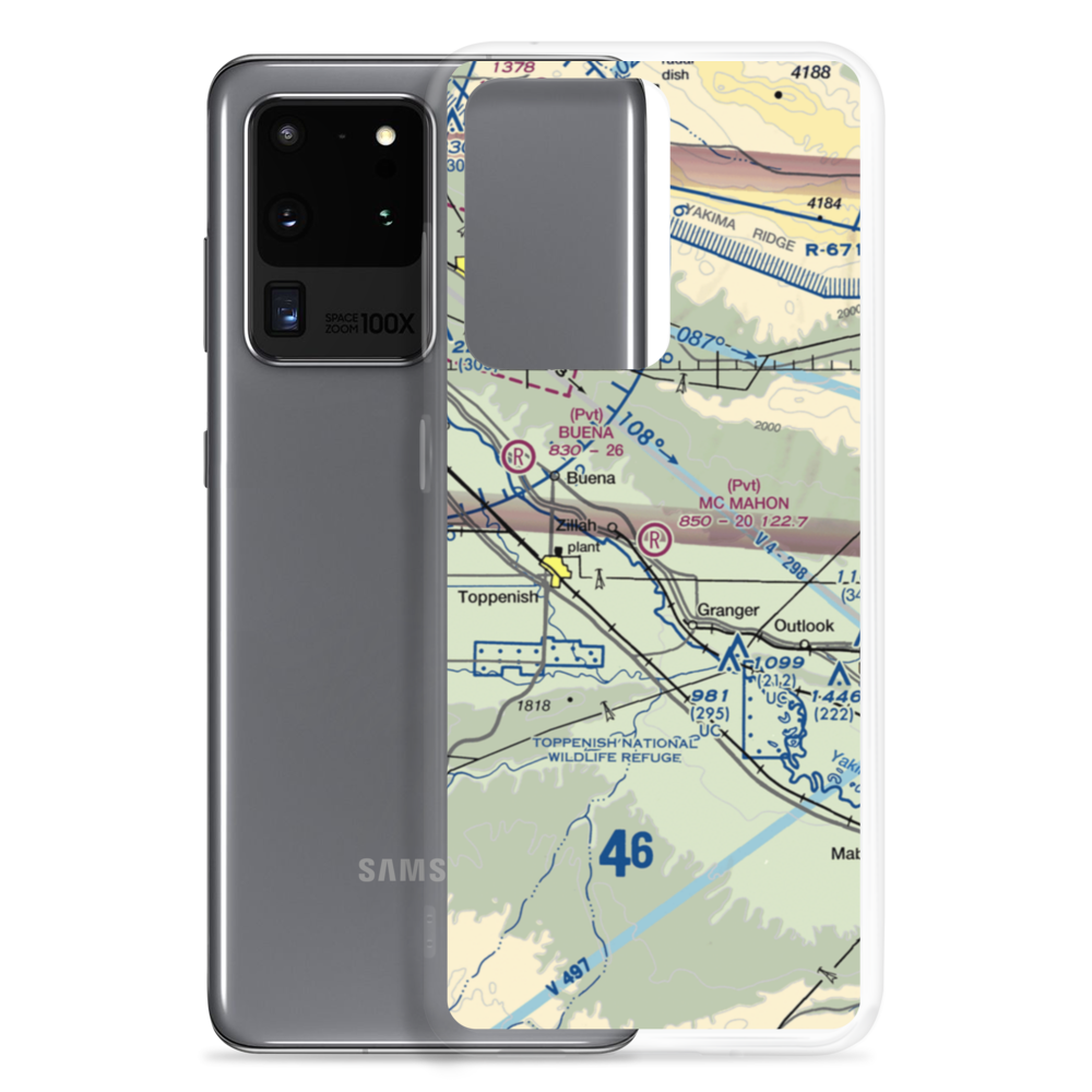 Mc Mahon Field (68WA) VFR Sectional Samsung Case Samsung Galaxy S20 Ultra model shown