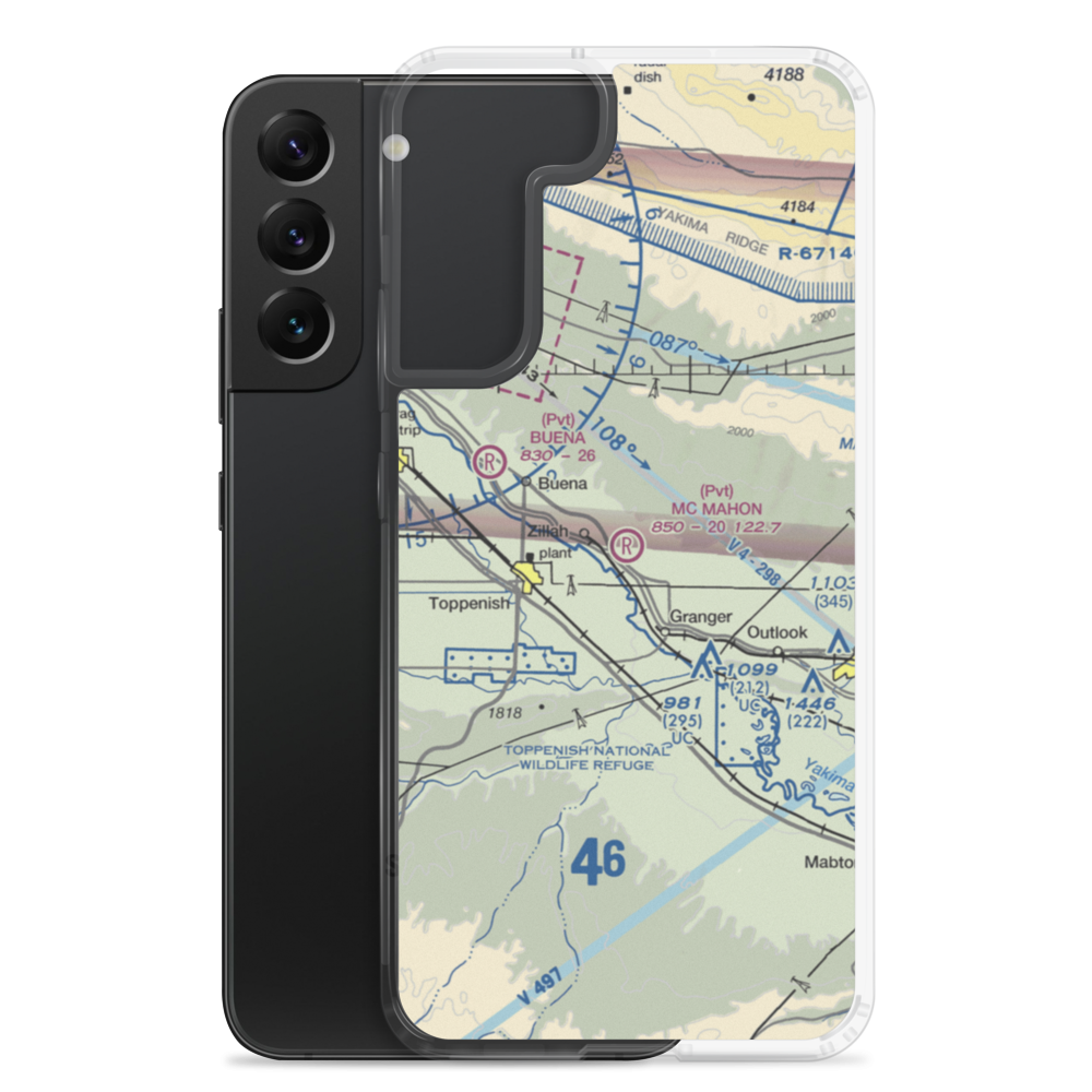 Mc Mahon Field (68WA) VFR Sectional Samsung Case Samsung Galaxy S22 Plus model shown