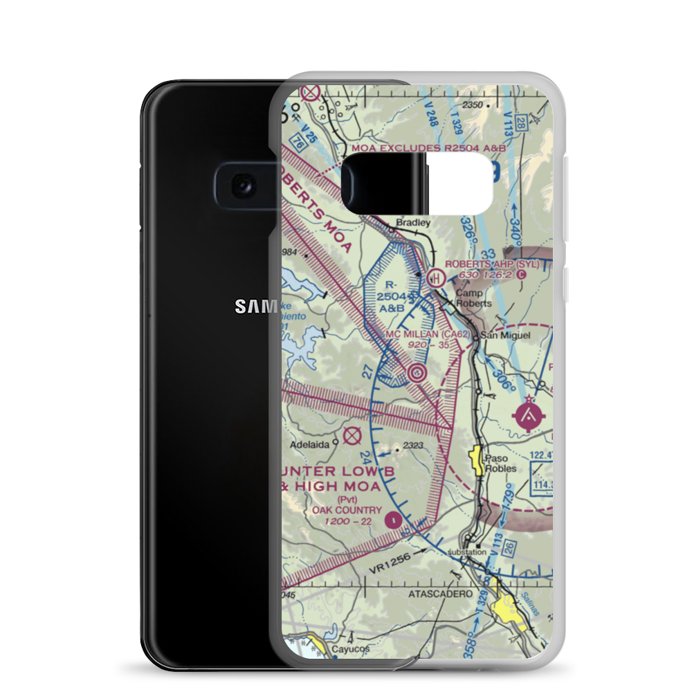 Mc Millan Assault Strip (CA62) VFR Sectional Samsung Case Samsung Galaxy S10e model shown