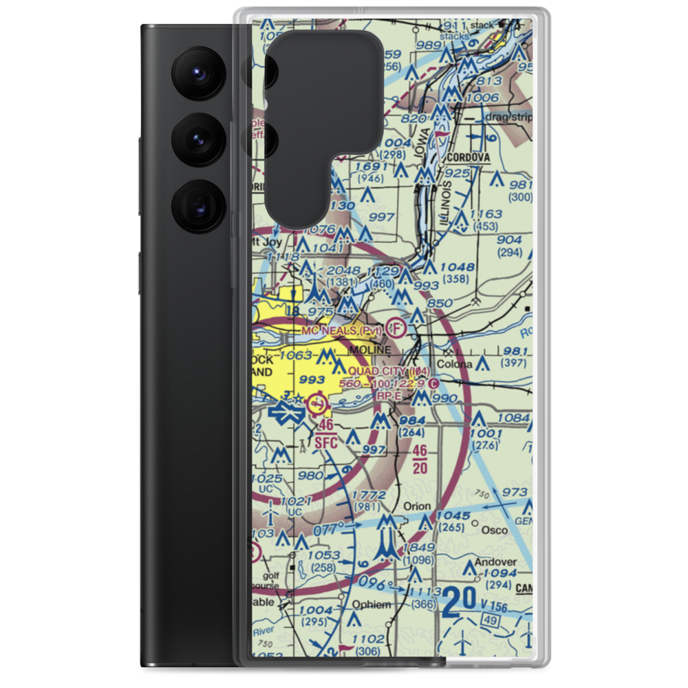 Mc Neal's Field (2IL3) VFR Sectional Samsung Case Samsung Galaxy S22 Ultra model shown