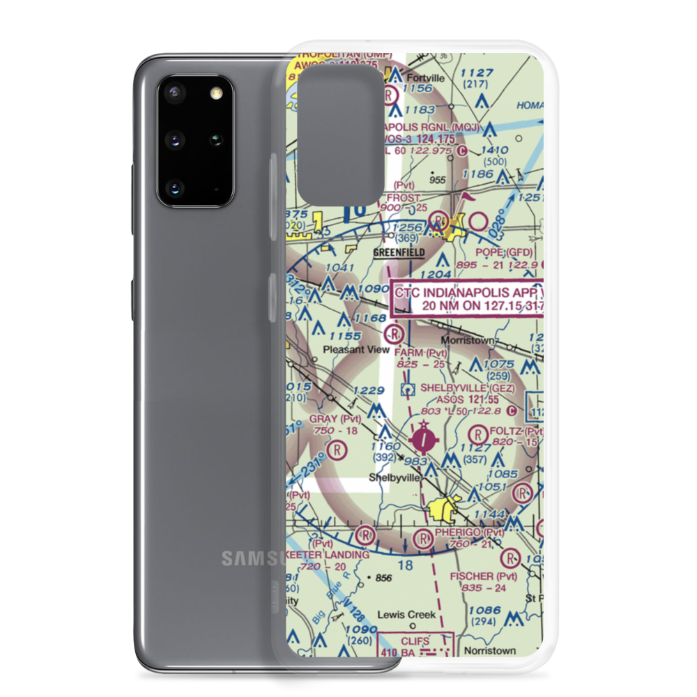 Mc Neil Field (II36) VFR Sectional Samsung Case Samsung Galaxy S20 Plus model shown