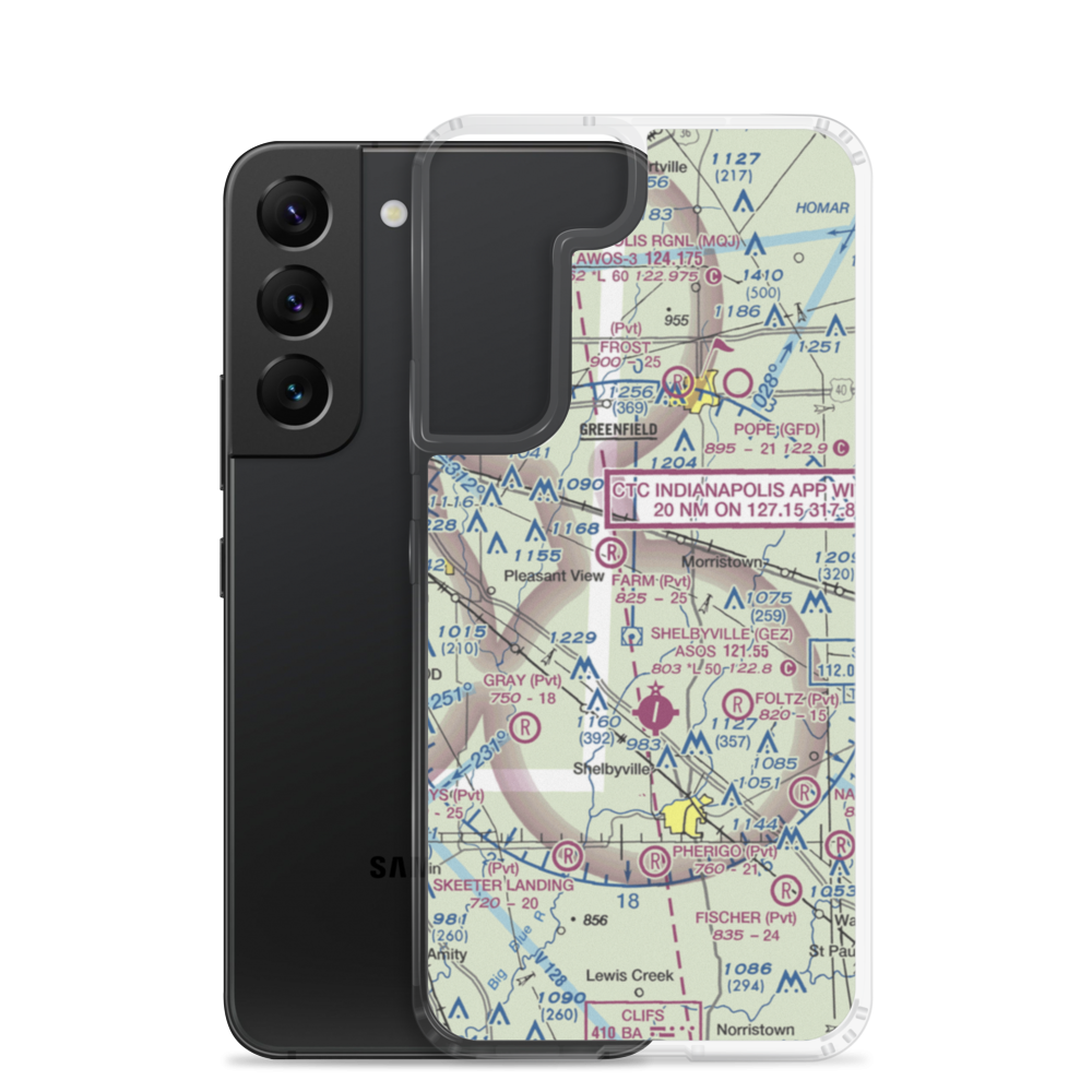 Mc Neil Field (II36) VFR Sectional Samsung Case Samsung Galaxy S22 model shown
