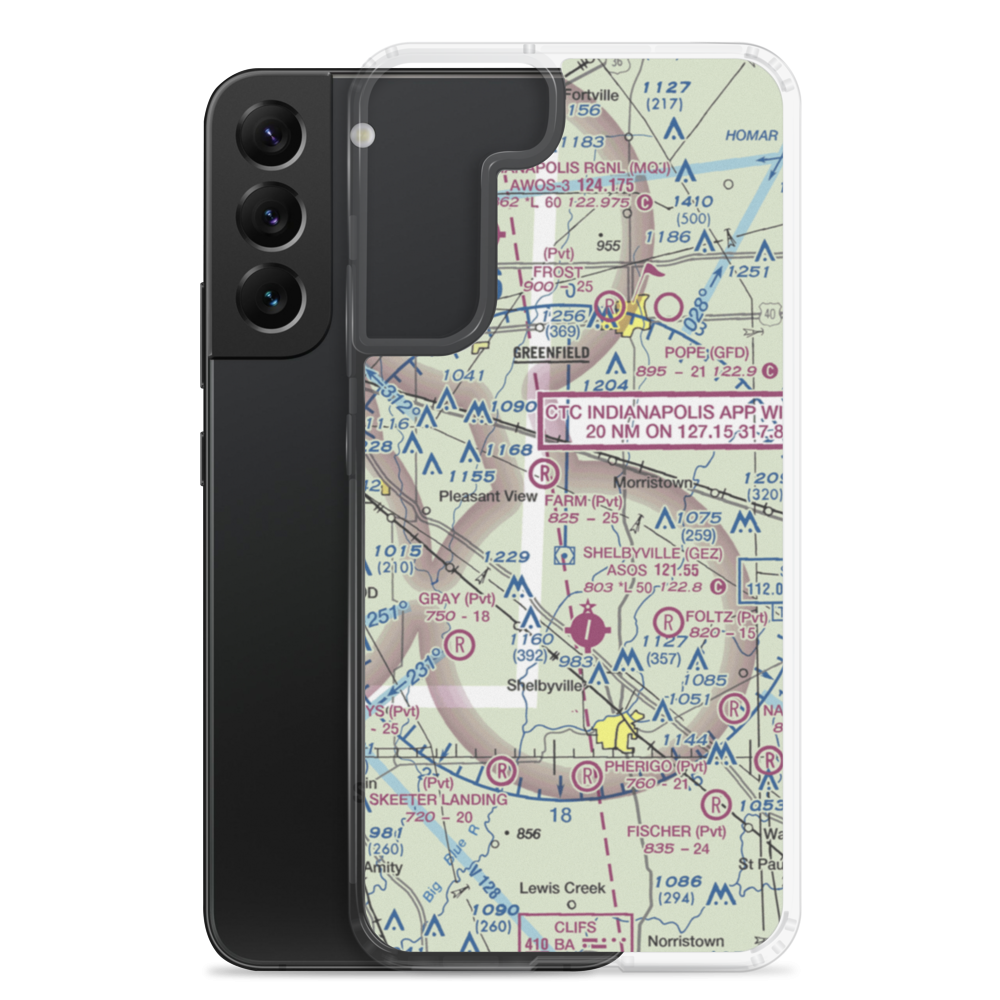 Mc Neil Field (II36) VFR Sectional Samsung Case Samsung Galaxy S22 Plus model shown