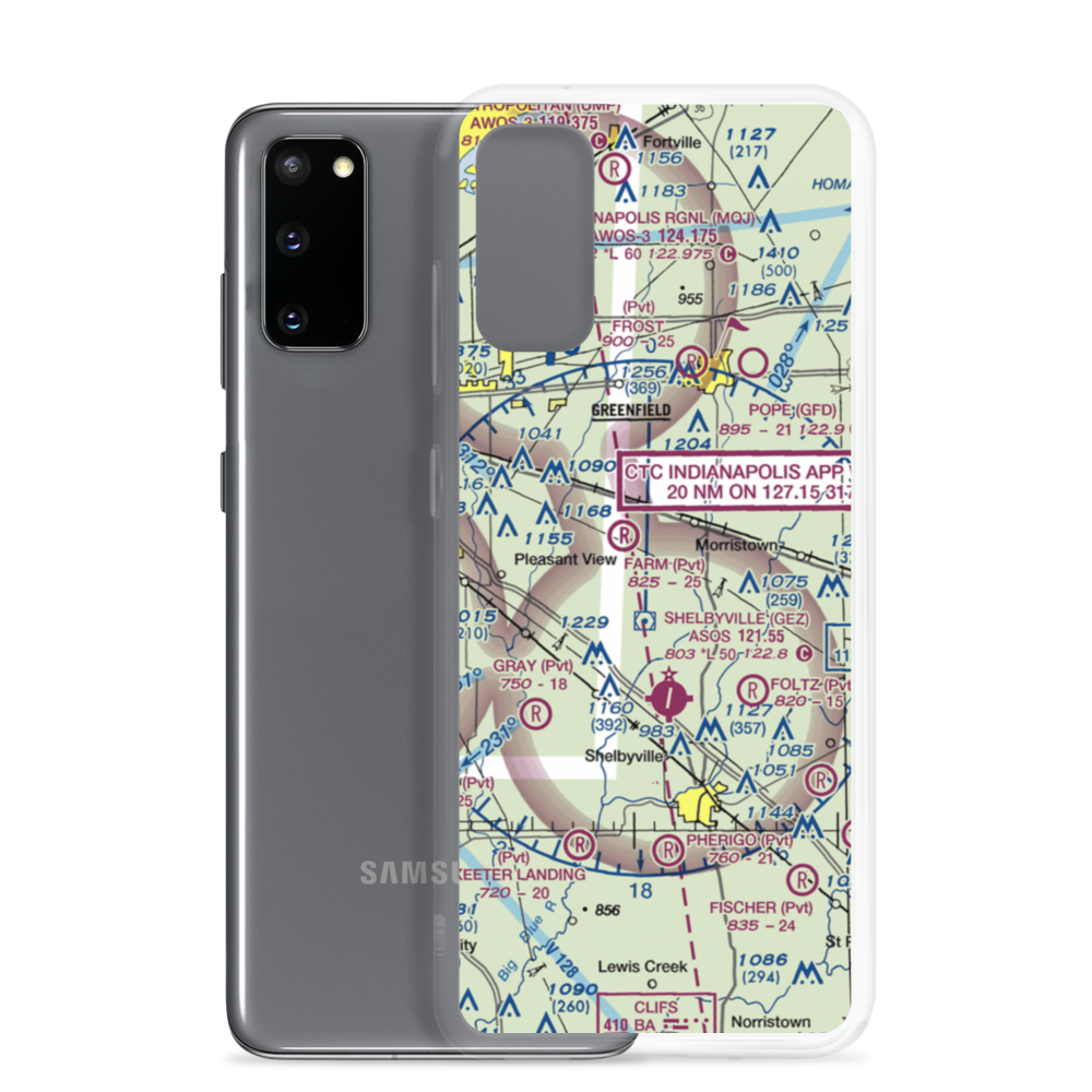 Mc Neil Field (II36) VFR Sectional Samsung Case Samsung Galaxy S20 model shown