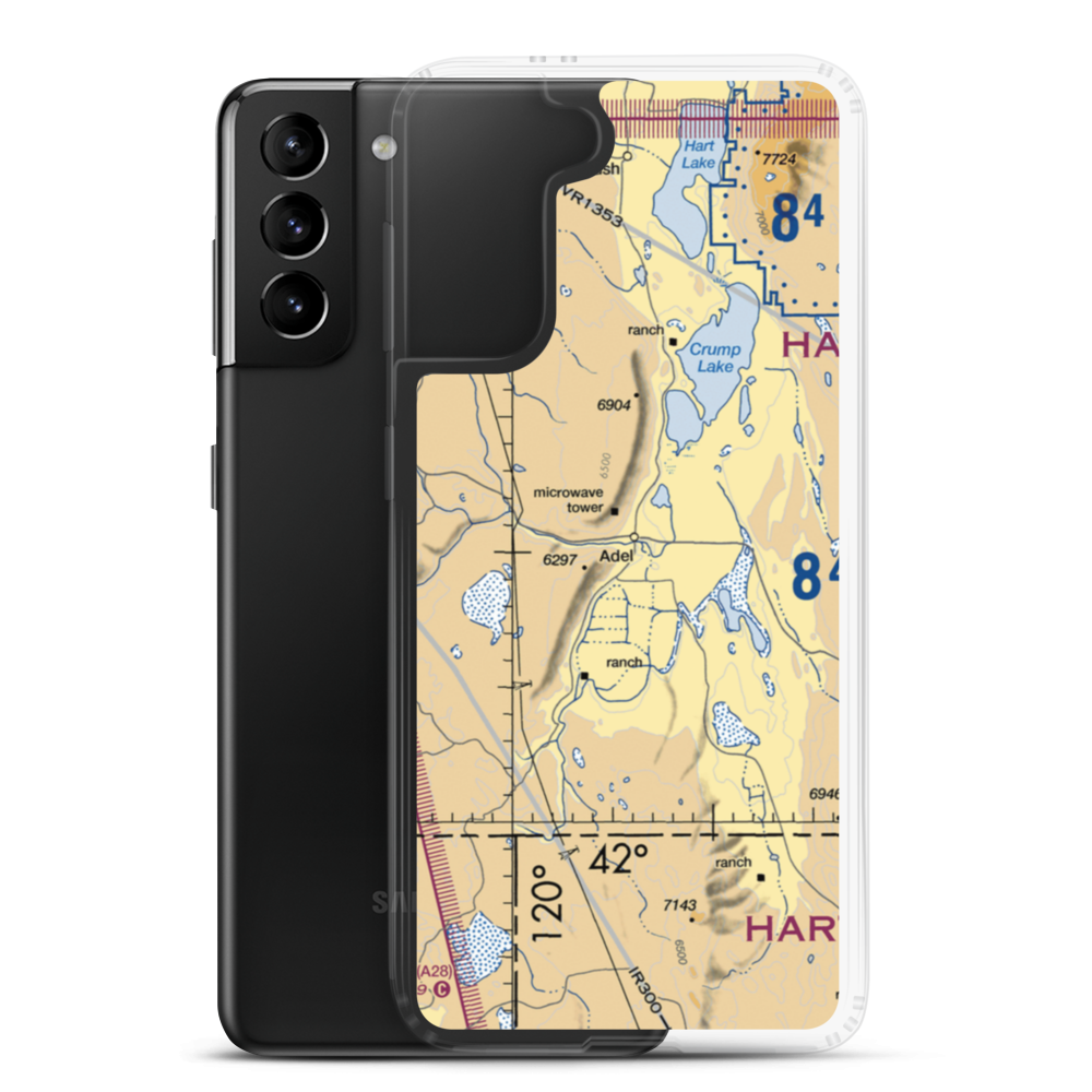 Mc Ranch Airport (47OR) VFR Sectional Samsung Case Samsung Galaxy S21 Plus model shown
