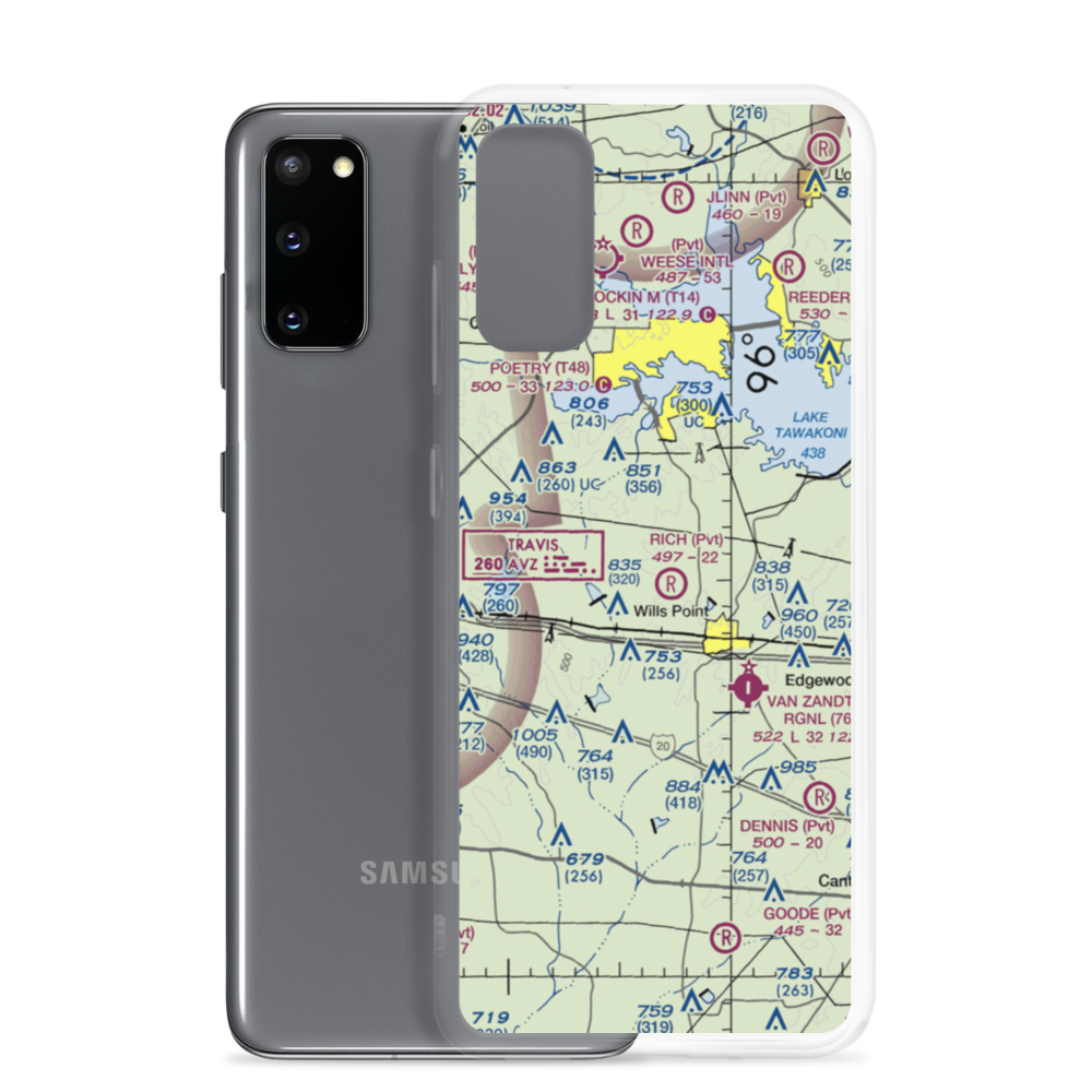 McBee Field (2TS9) VFR Sectional Samsung Case Samsung Galaxy S20 model shown