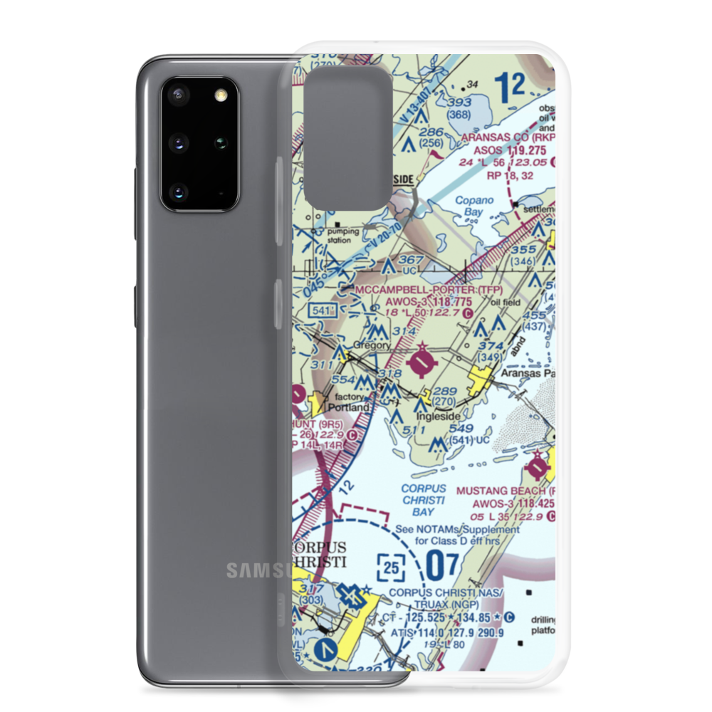 McCampbell-Porter Airport (TFP) VFR Sectional Samsung Case Samsung Galaxy S20 Plus model shown