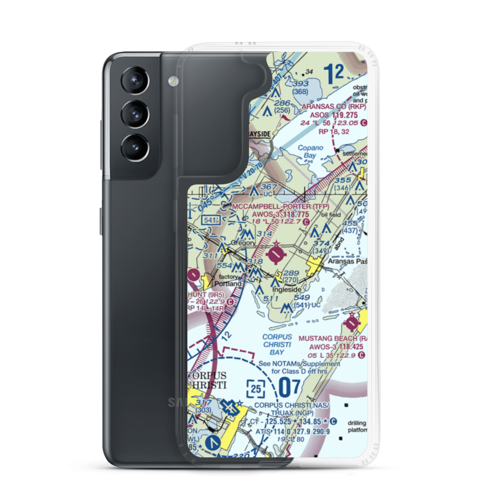 McCampbell-Porter Airport (TFP) VFR Sectional Samsung Case Samsung Galaxy S21 model shown