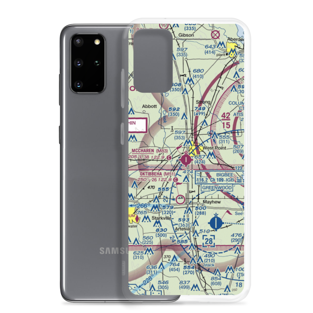 Mccharen Field (M83) VFR Sectional Samsung Case Samsung Galaxy S20 Plus model shown