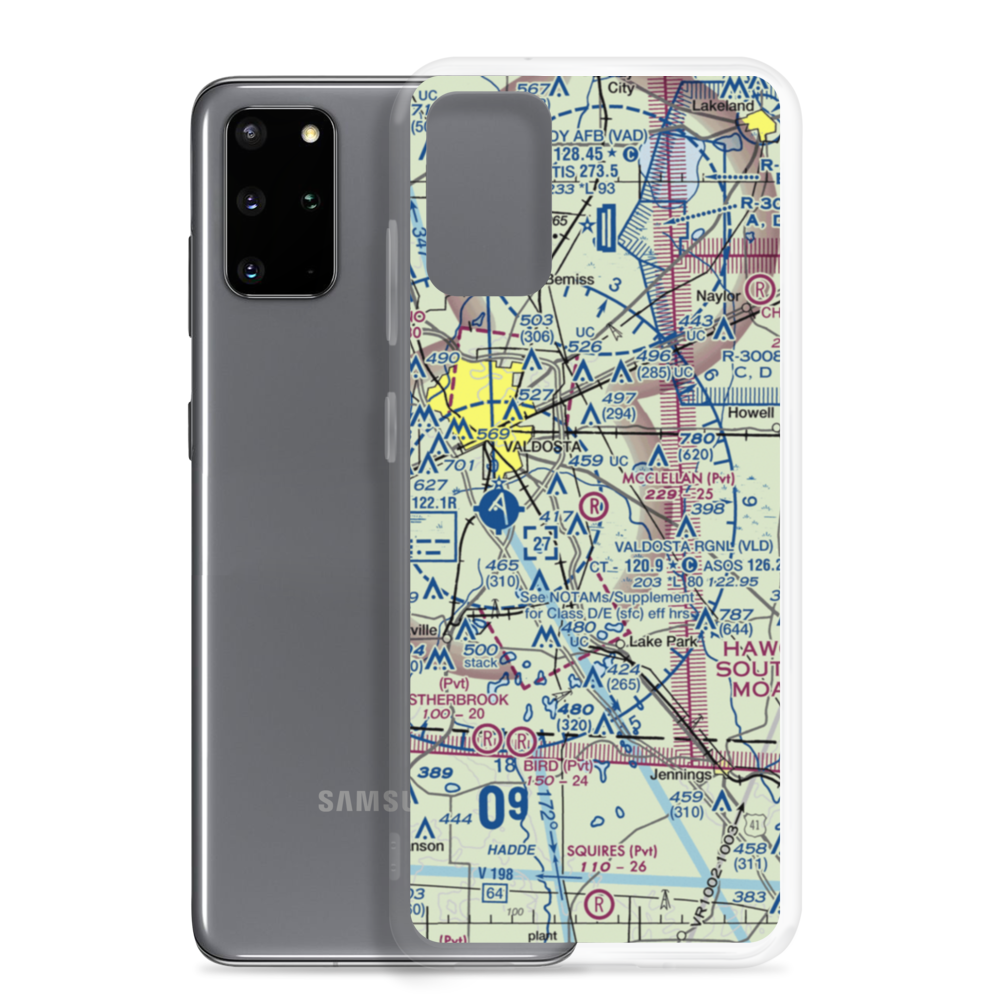 Mcclellan Airport (7GA2) VFR Sectional Samsung Case Samsung Galaxy S20 Plus model shown