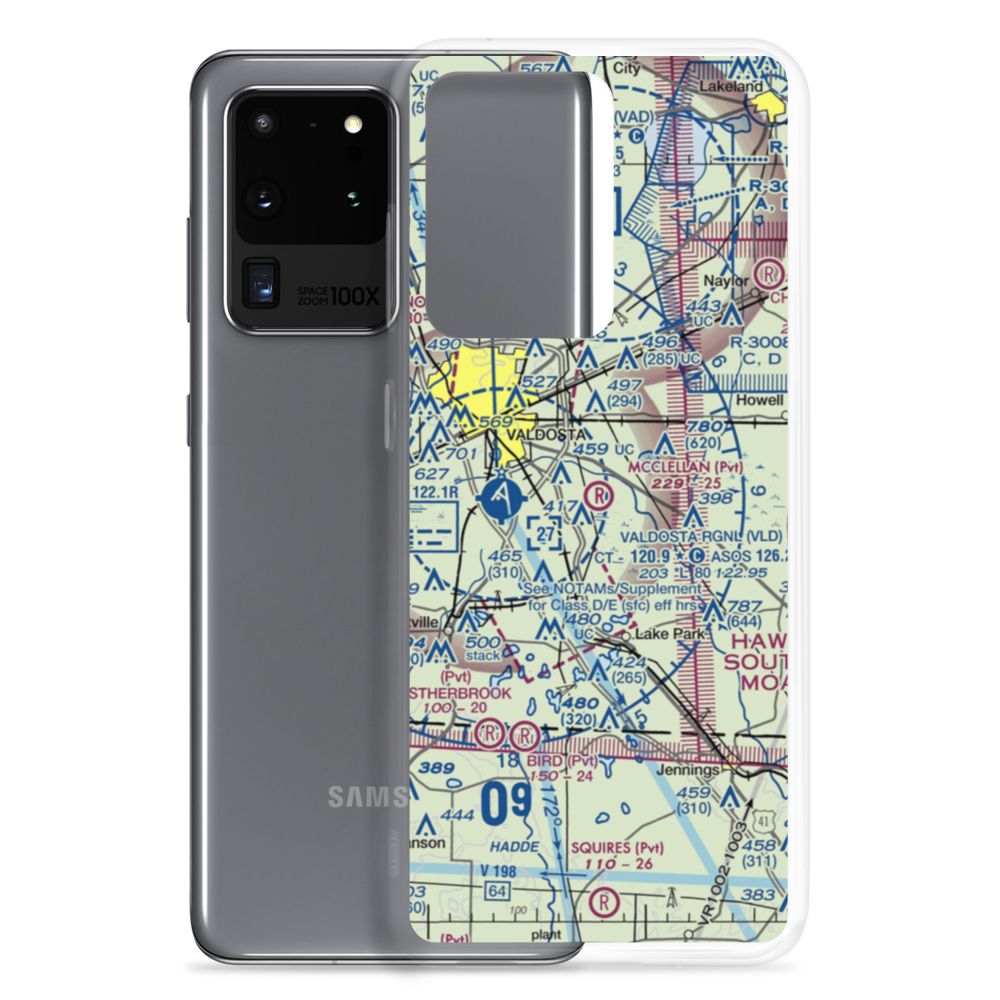 Mcclellan Airport (7GA2) VFR Sectional Samsung Case Samsung Galaxy S20 Ultra model shown