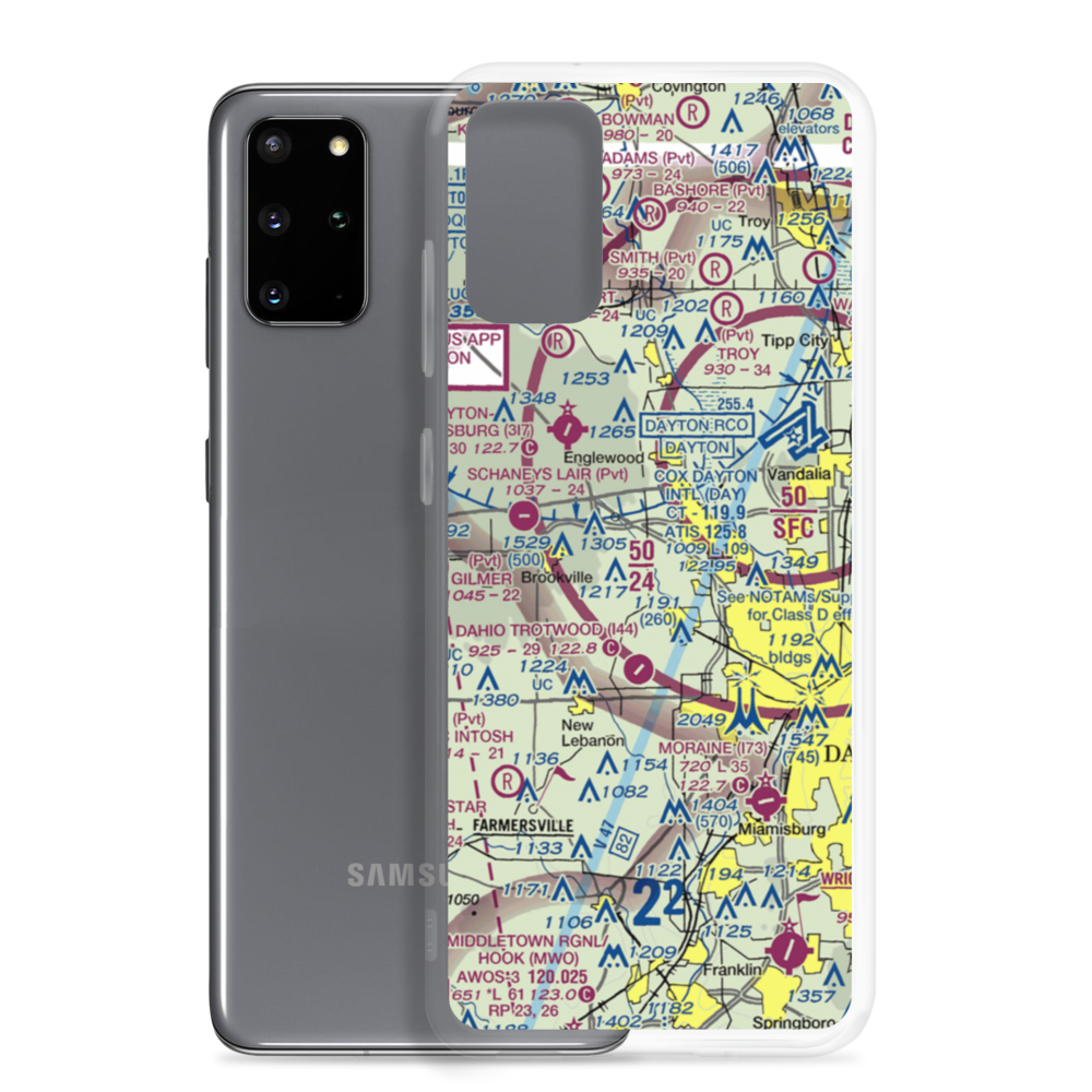 Mcgregor Airfield (12OH) VFR Sectional Samsung Case Samsung Galaxy S20 Plus model shown