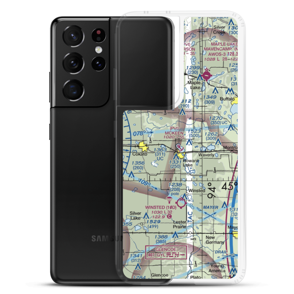 McKeen Seaplane Base (6MN3) VFR Sectional Samsung Case Samsung Galaxy S21 Ultra model shown
