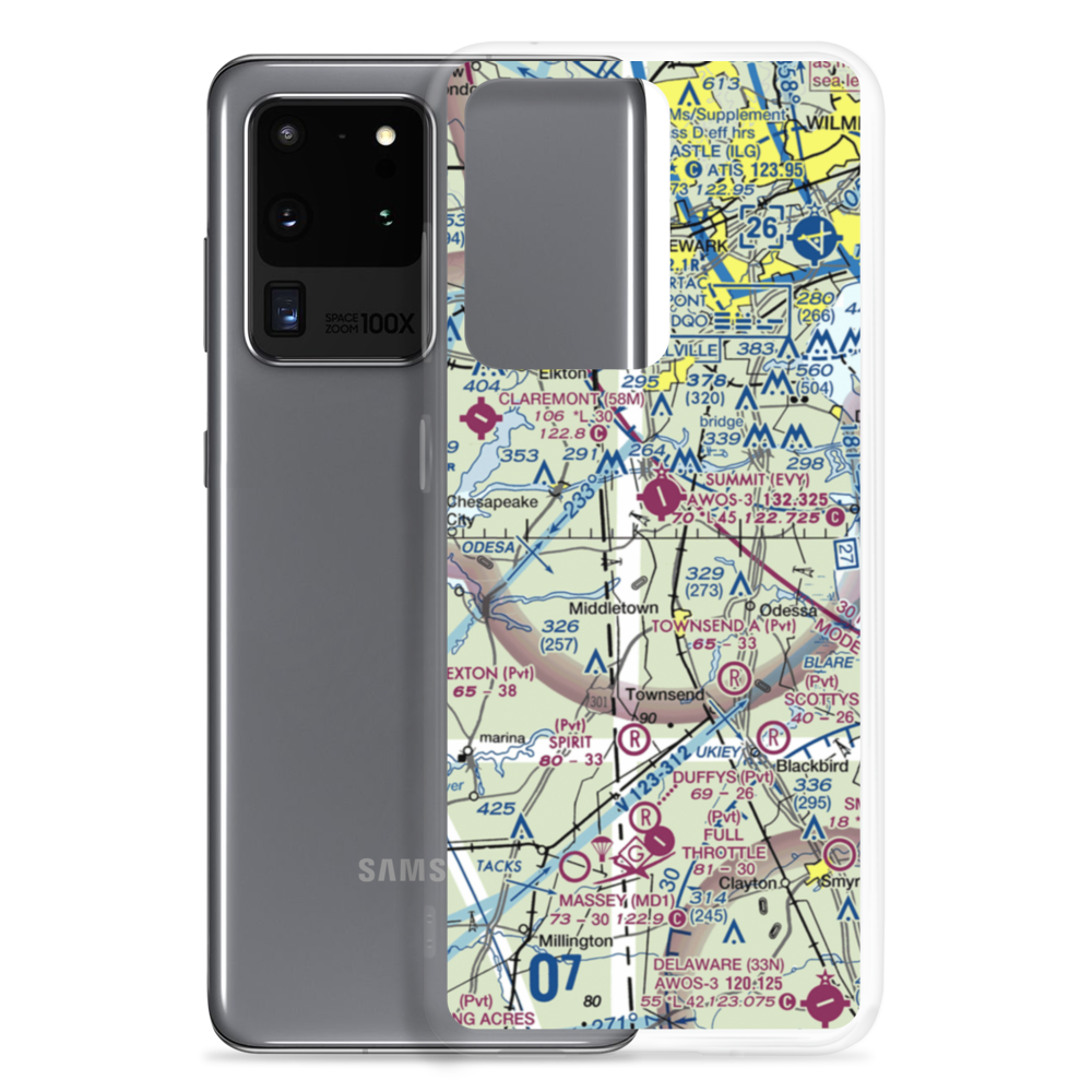 Mckeown Airport (1DE5) VFR Sectional Samsung Case Samsung Galaxy S20 Ultra model shown