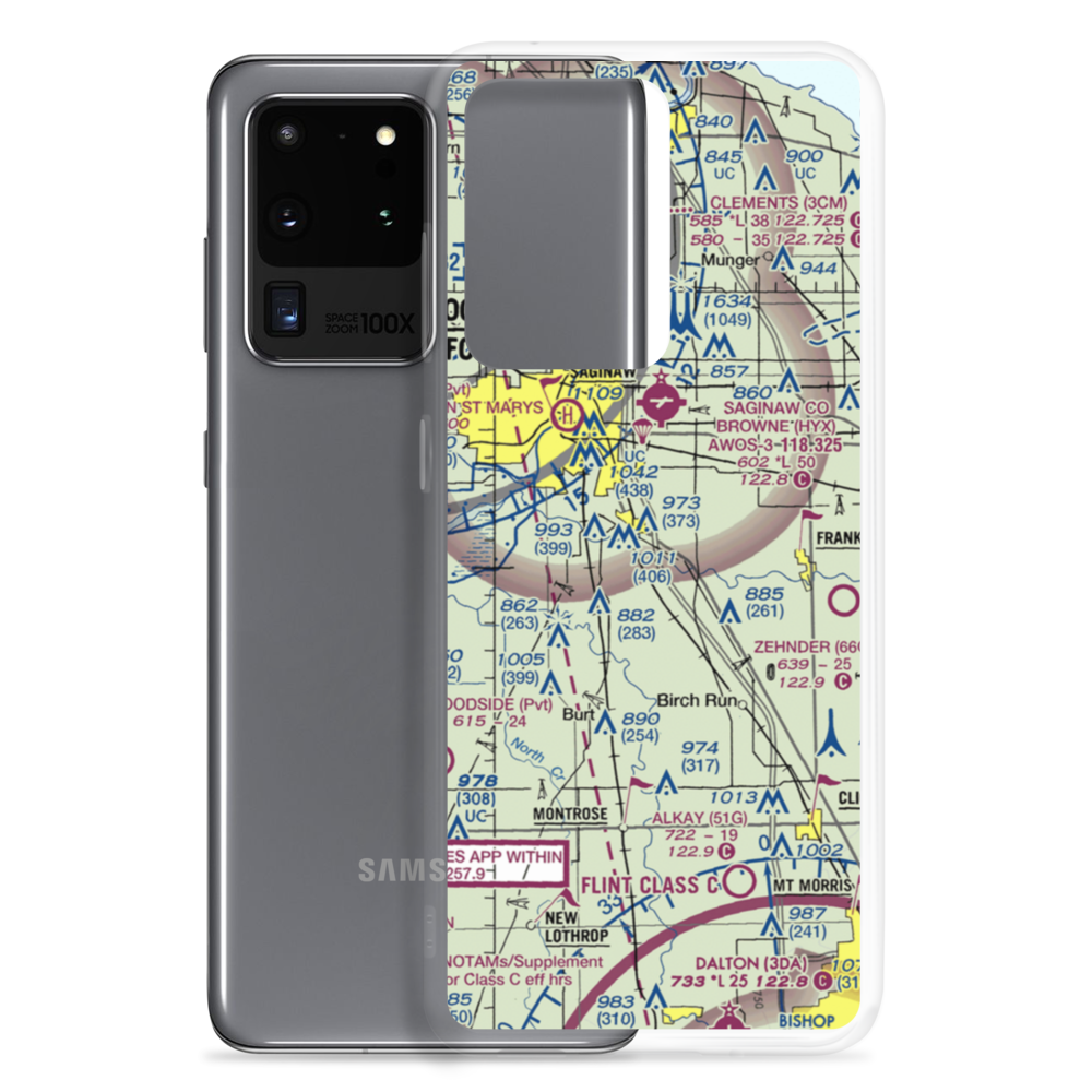 Mckimmy Field (MI23) VFR Sectional Samsung Case Samsung Galaxy S20 Ultra model shown