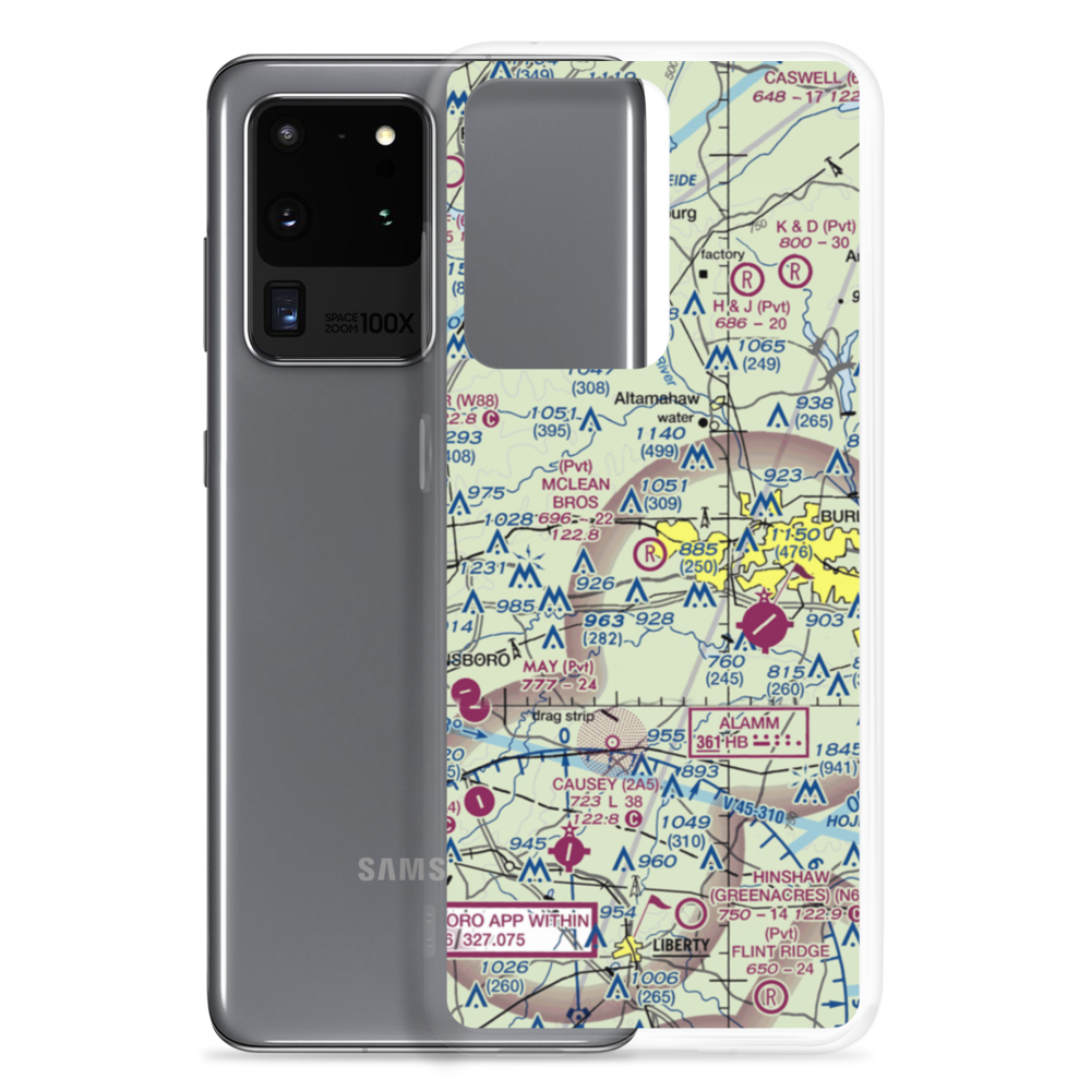 Mclean Brothers Airport (59NC) VFR Sectional Samsung Case Samsung Galaxy S20 Ultra model shown