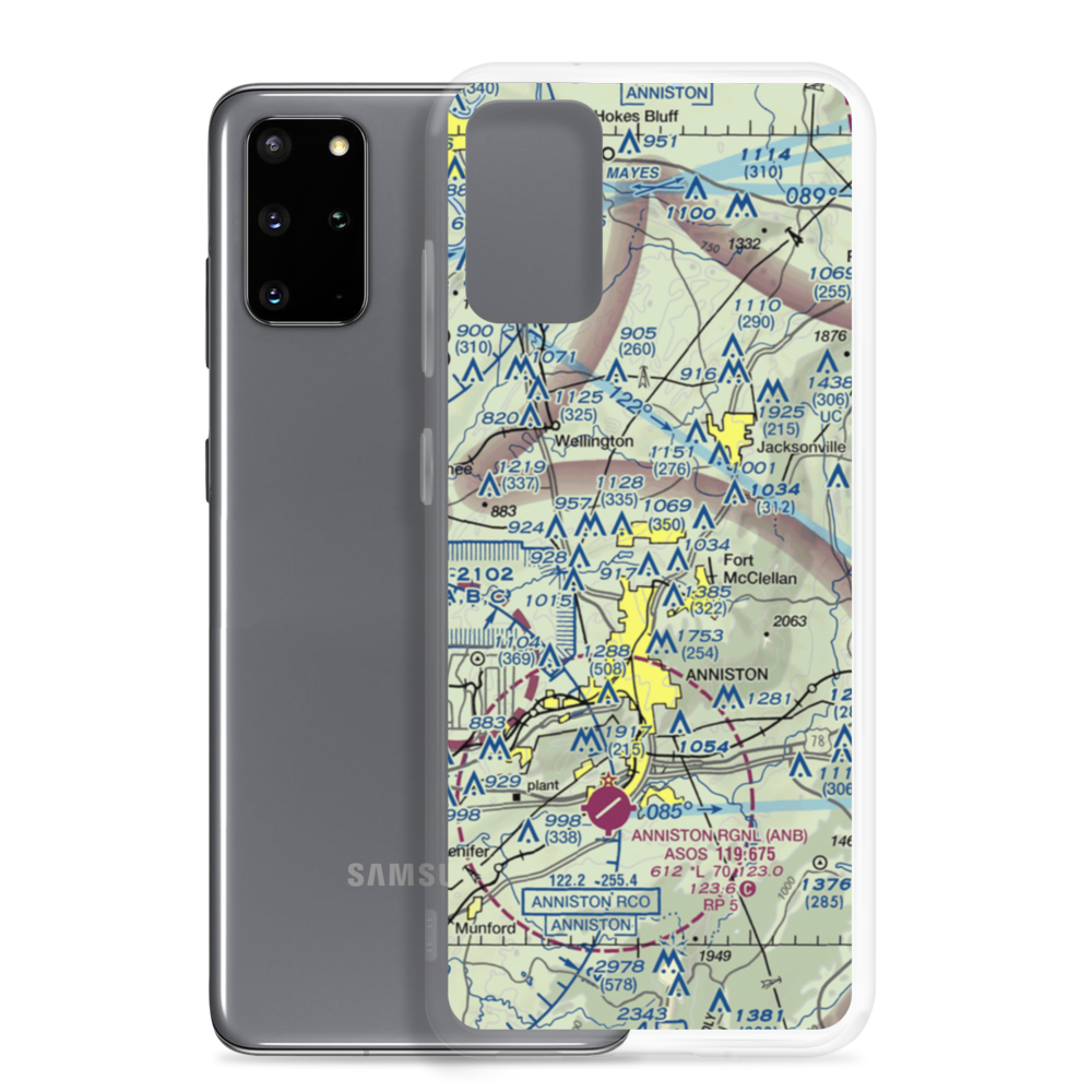 Mcminn Airport (25A) VFR Sectional Samsung Case Samsung Galaxy S20 Plus model shown